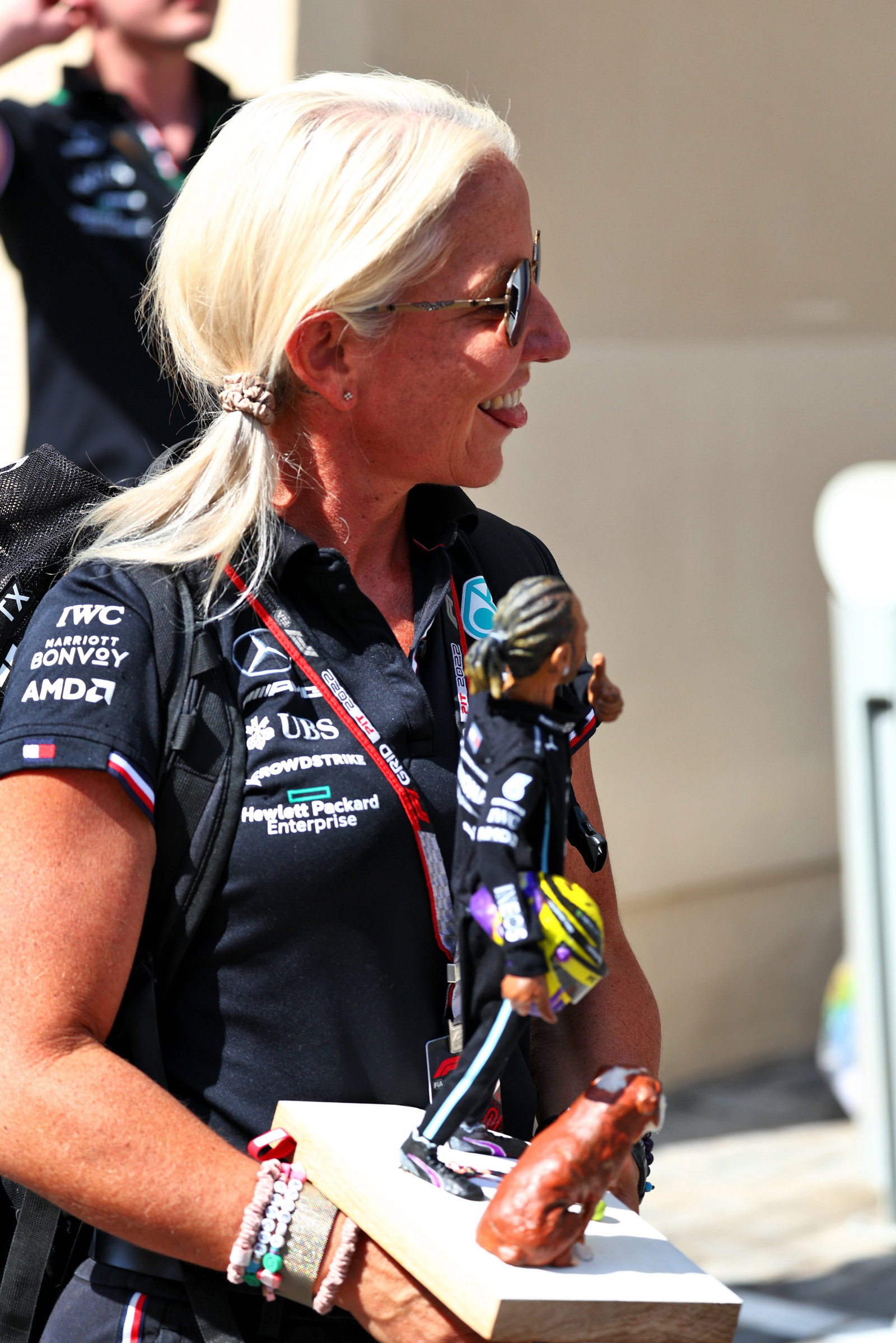 Angela Cullen (NZL ) Fisioterapis F1 Mercedes AMG. Kejuaraan Dunia Formula 1, Rd 22, Grand Prix Abu Dhabi, Yas Marina
