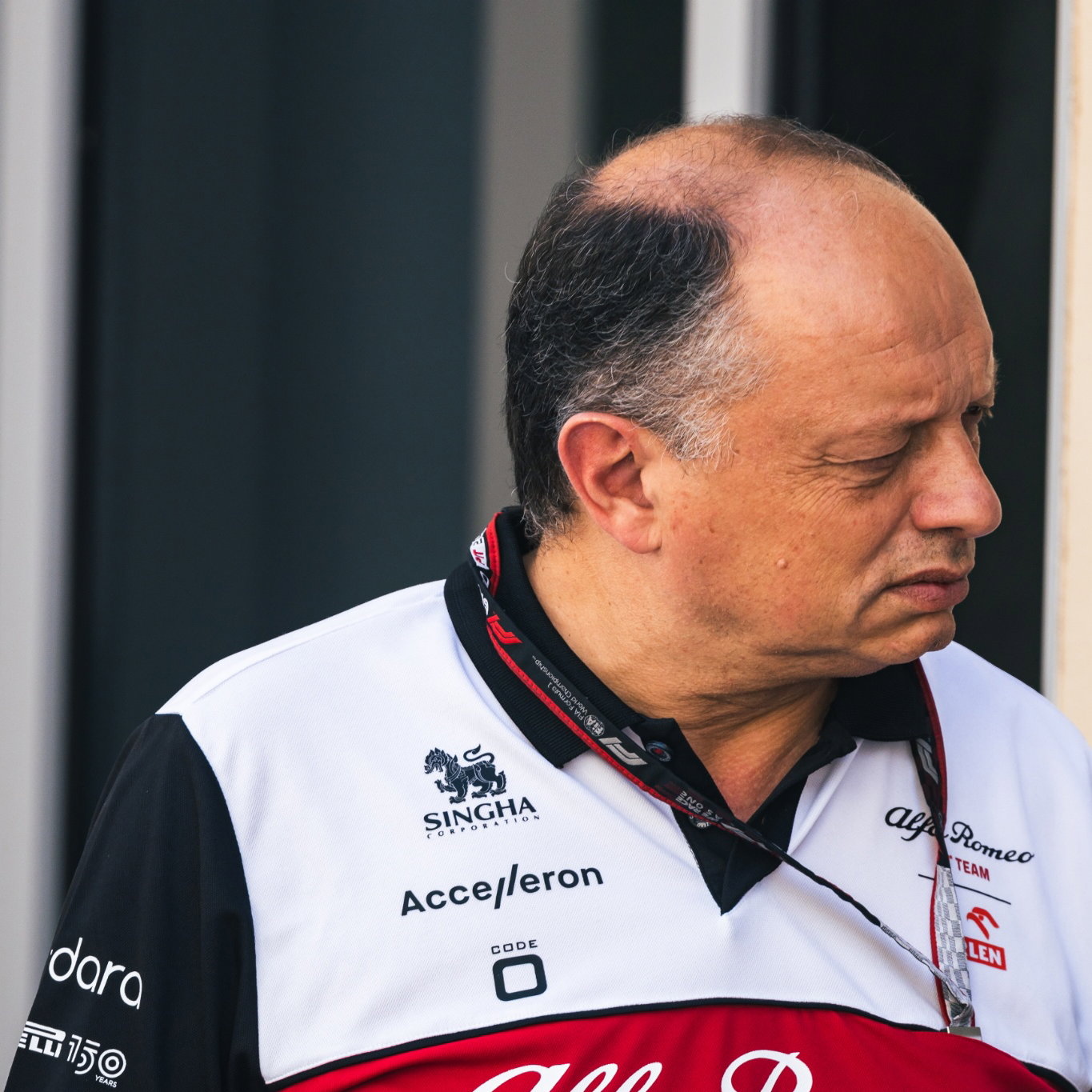 Frederic Vasseur (FRA) Alfa Romeo F1 Team Team Principal. Formula 1 World Championship, Rd 22, Abu Dhabi Grand Prix, Yas