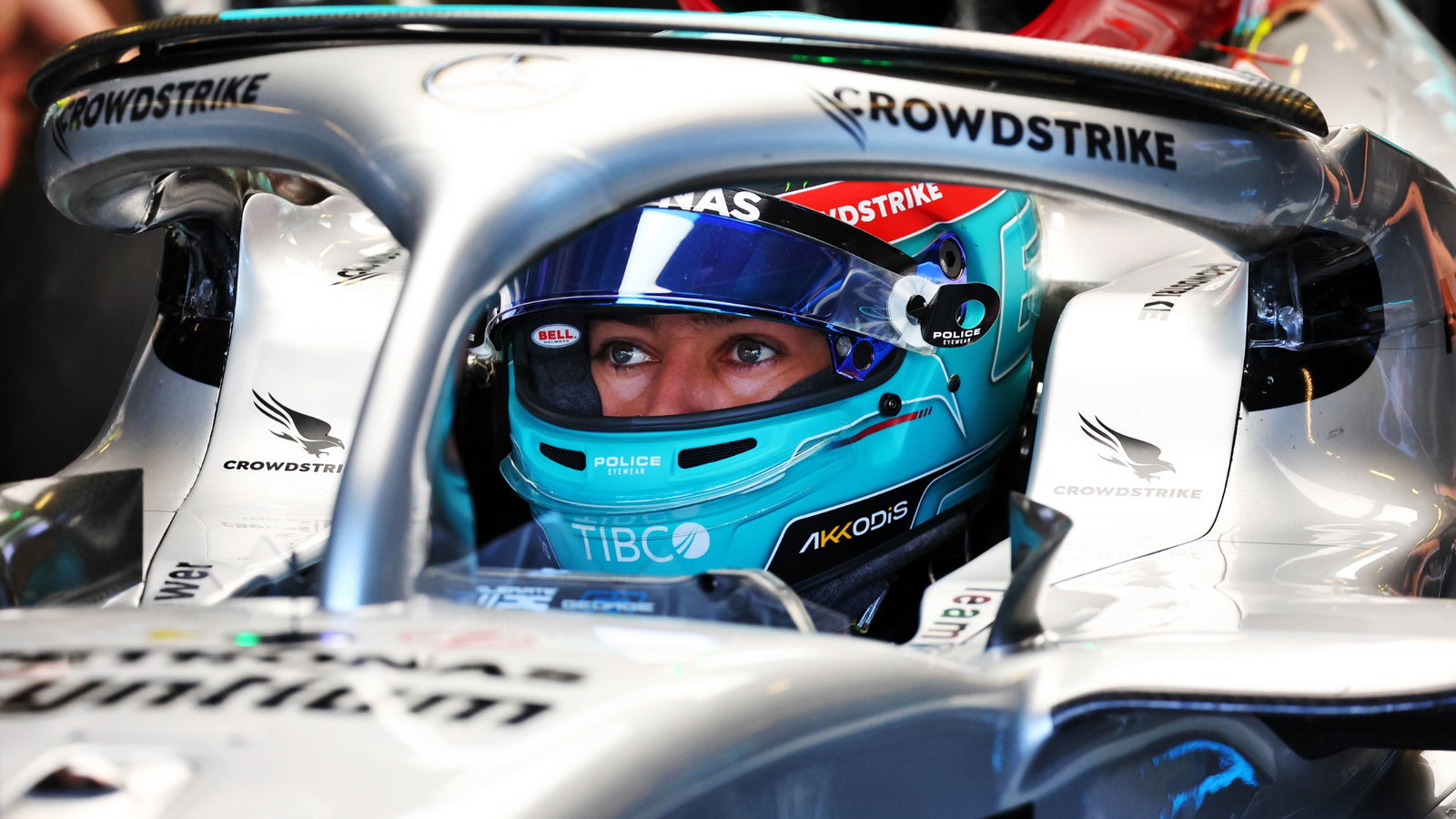 George Russell (GBR) Mercedes AMG 