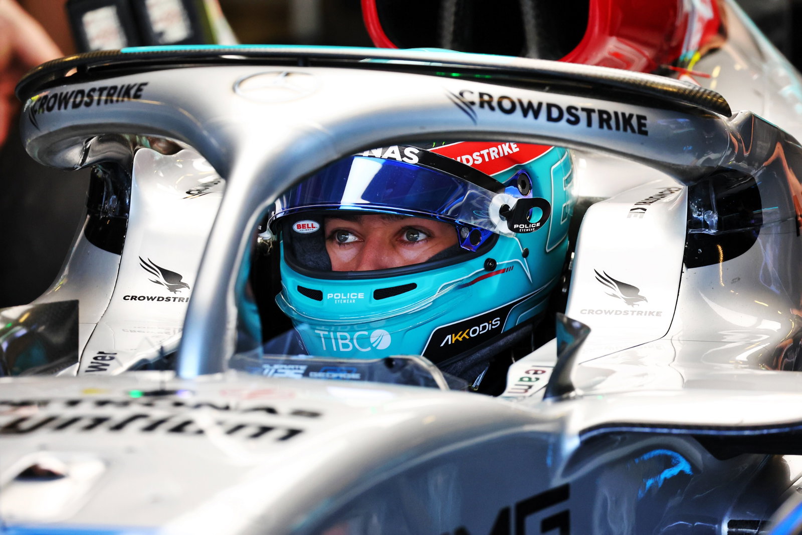 George Russell (GBR) Mercedes AMG F1 W13. Formula 1 World Championship, Rd 22, Abu Dhabi Grand Prix, Yas Marina Circuit,