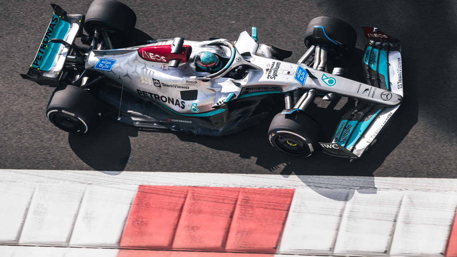 George Russell (GBR) Mercedes AMG F1 W13. Formula 1 World Championship, Rd 22, Abu Dhabi Grand Prix, Yas Marina Circuit,