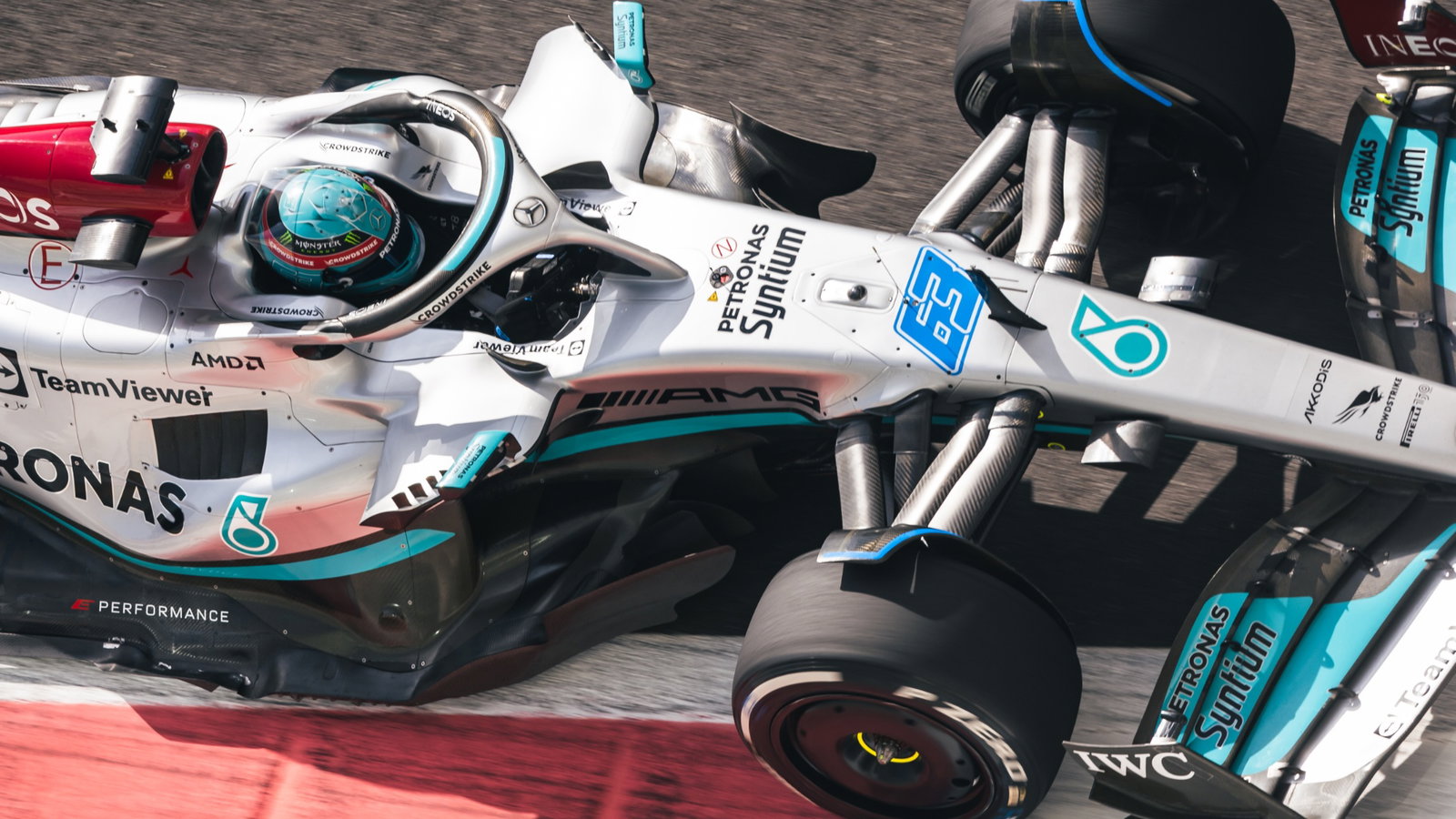 George Russell (GBR) Mercedes AMG F1 W13. Formula 1 World Championship, Rd 22, Abu Dhabi Grand Prix, Yas Marina Circuit,