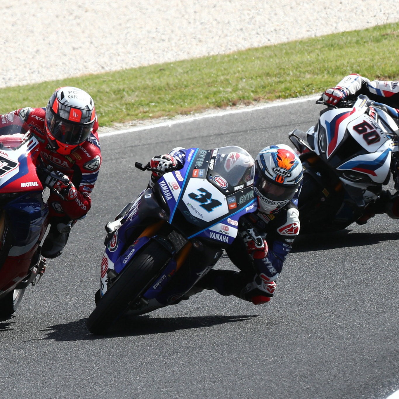 Xavi Vierge Garrett Gerloff , Race 1, Australian WorldSBK, 19 November