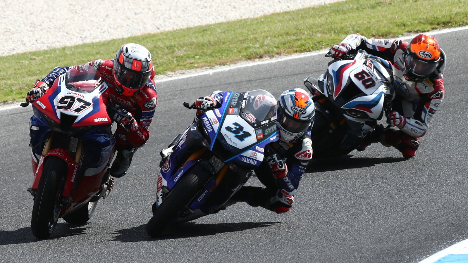 Xavi Vierge Garrett Gerloff , Race 1, Australian WorldSBK, 19 November