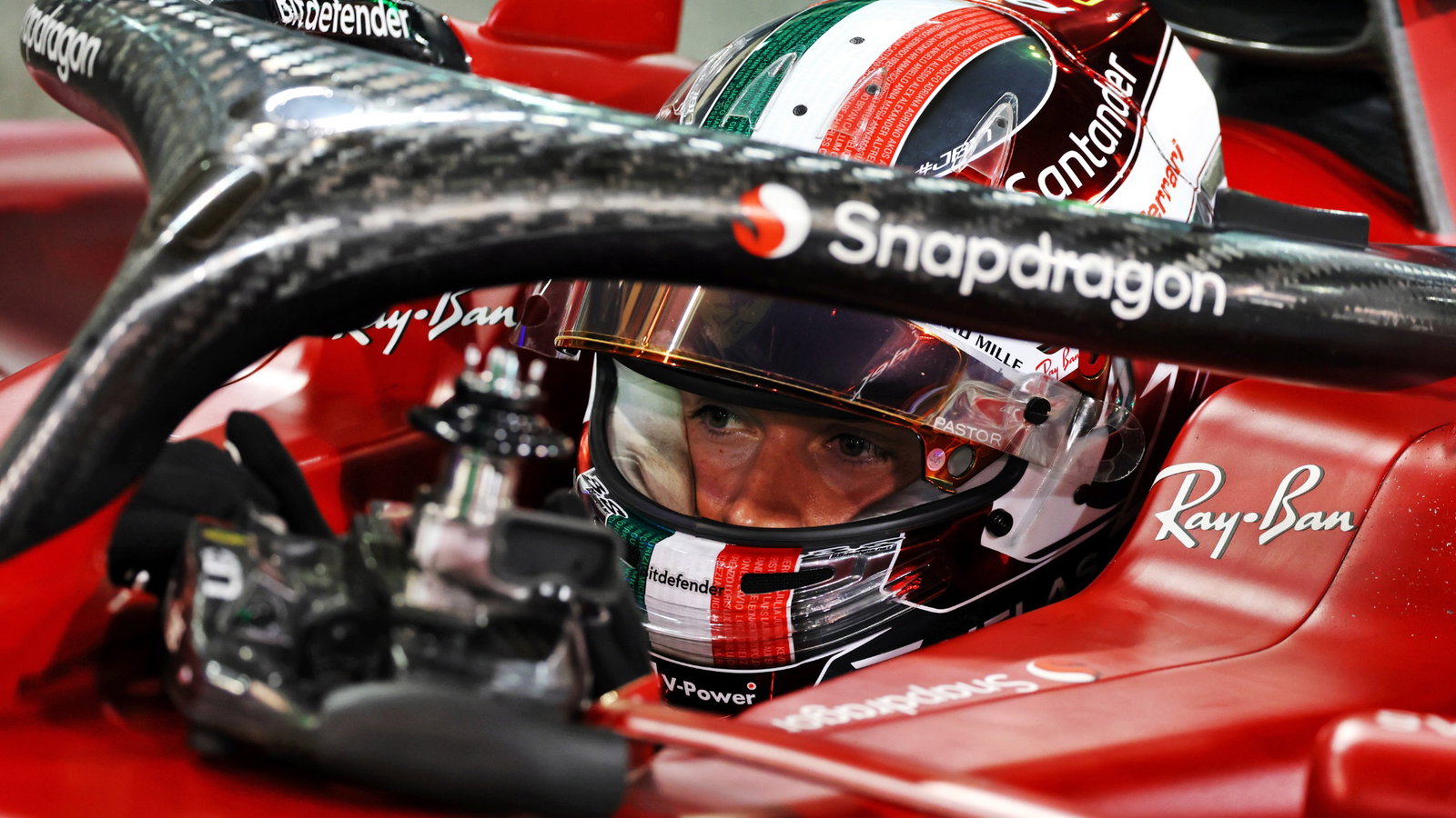 Charles Leclerc (MON) Ferrari F1-75 in qualifying parc ferme. Formula 1 World Championship, Rd 22, Abu Dhabi Grand Prix,
