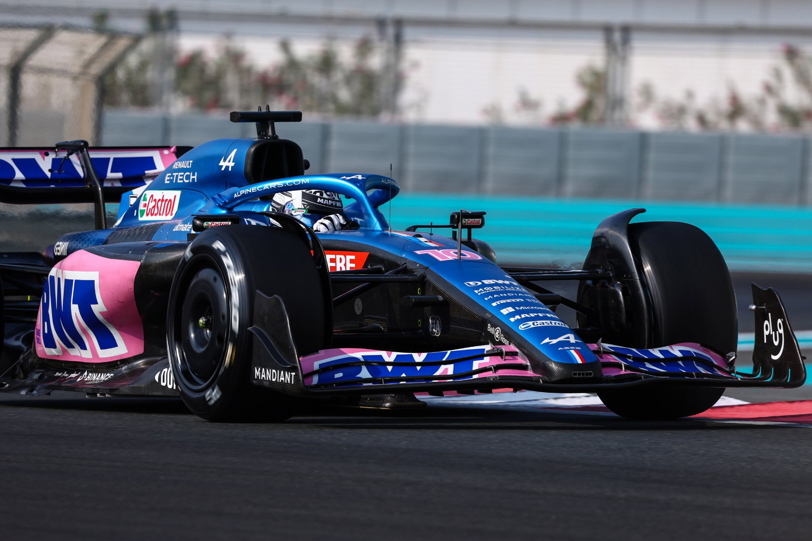 Pierre Gasly (FRA), Alpine F1 Team Formula 1 Testing, Yas Marina Circuit, Abu Dhabi, Tuesday.- www.xpbimages.com, EMail:
