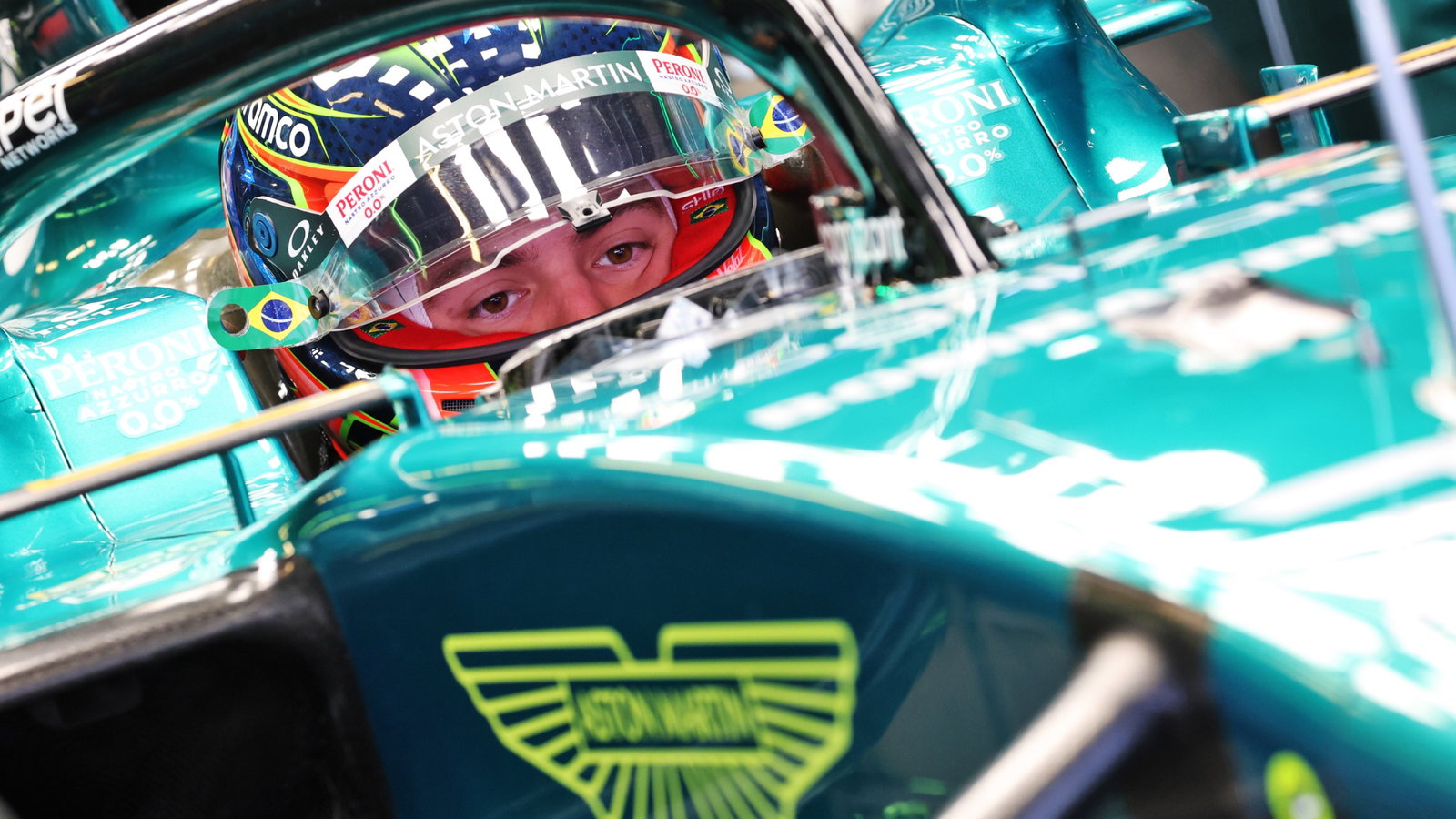 Felipe Drugovich (BRA) Aston Martin F1 Team AMR22 Driver Development Programme. Formula 1 Testing, Yas Marina Circuit, Abu