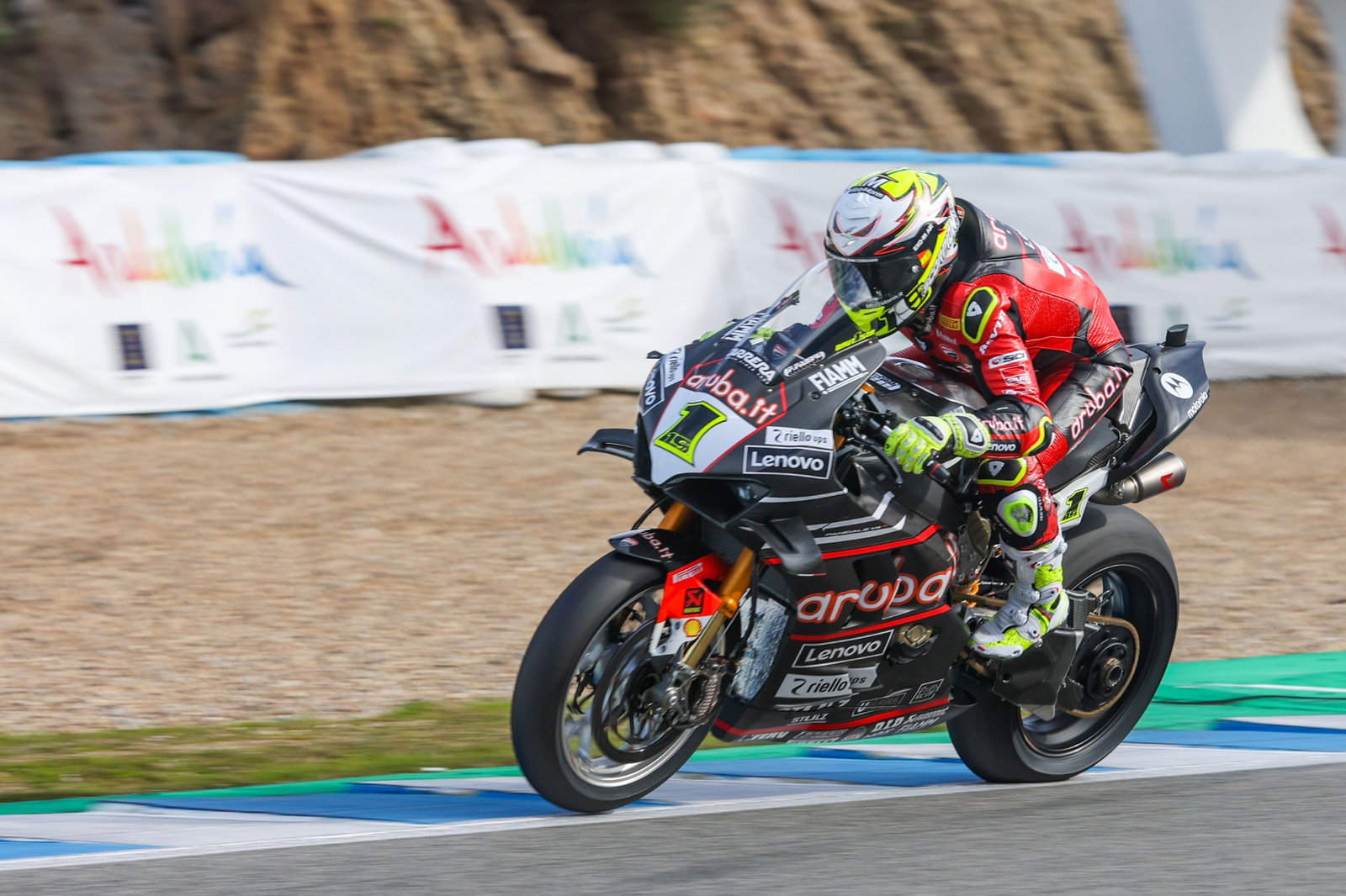 Alvaro Bautista, Jerez WorldSBK Test, 25-26th January