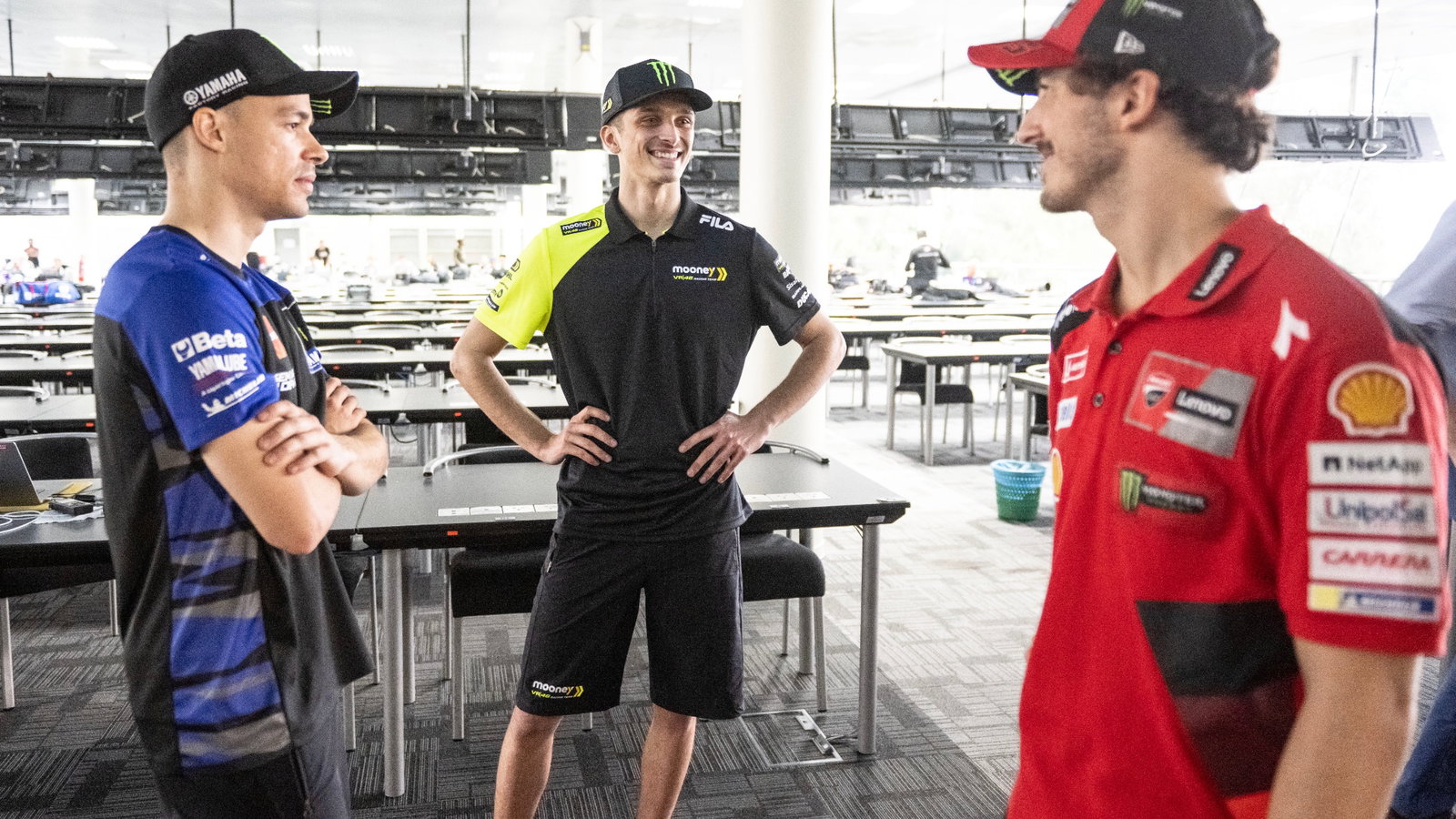 Luca Marini, Franco Morbidelli, Francesco Bagnaia, Sepang MotoGP test 10-12 February