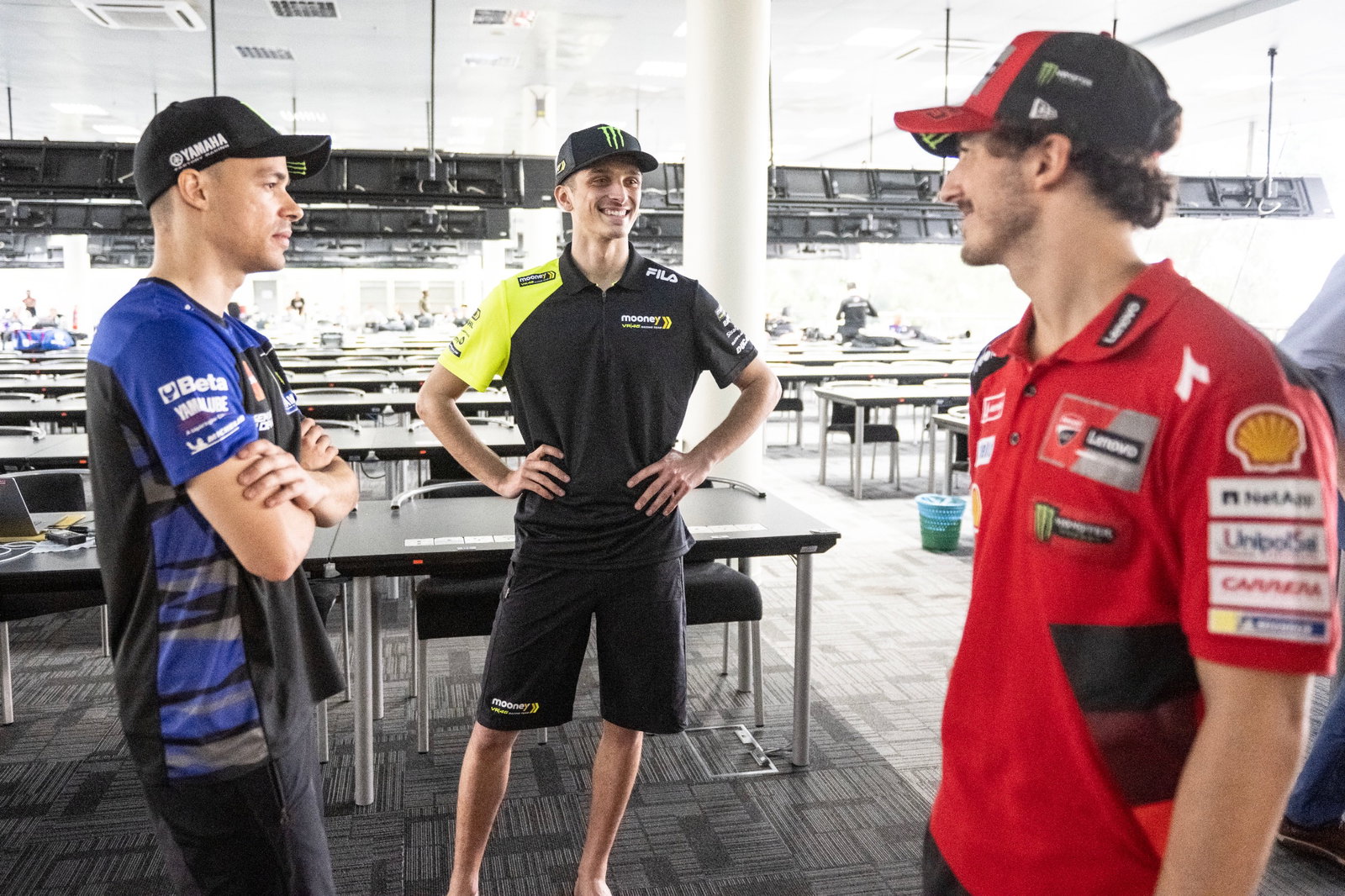 Luca Marini, Franco Morbidelli, Francesco Bagnaia, Sepang MotoGP test 10-12 February