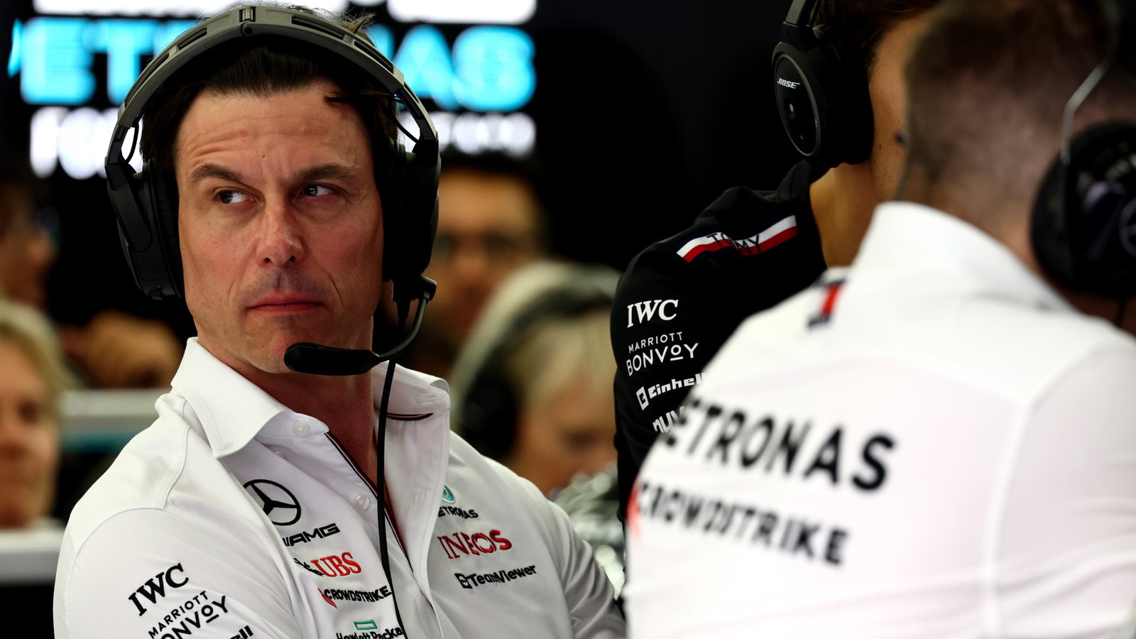 Toto Wolff (GER) Mercedes AMG F1 Shareholder and Executive Director. Formula 1 Testing, Sakhir, Bahrain, Day Three.
-