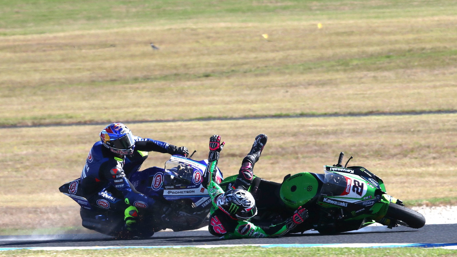 Toprak Razgatlioglu Yamaha, Alex Lowes Kawasaki, WorldSBK Phillip Island 2023