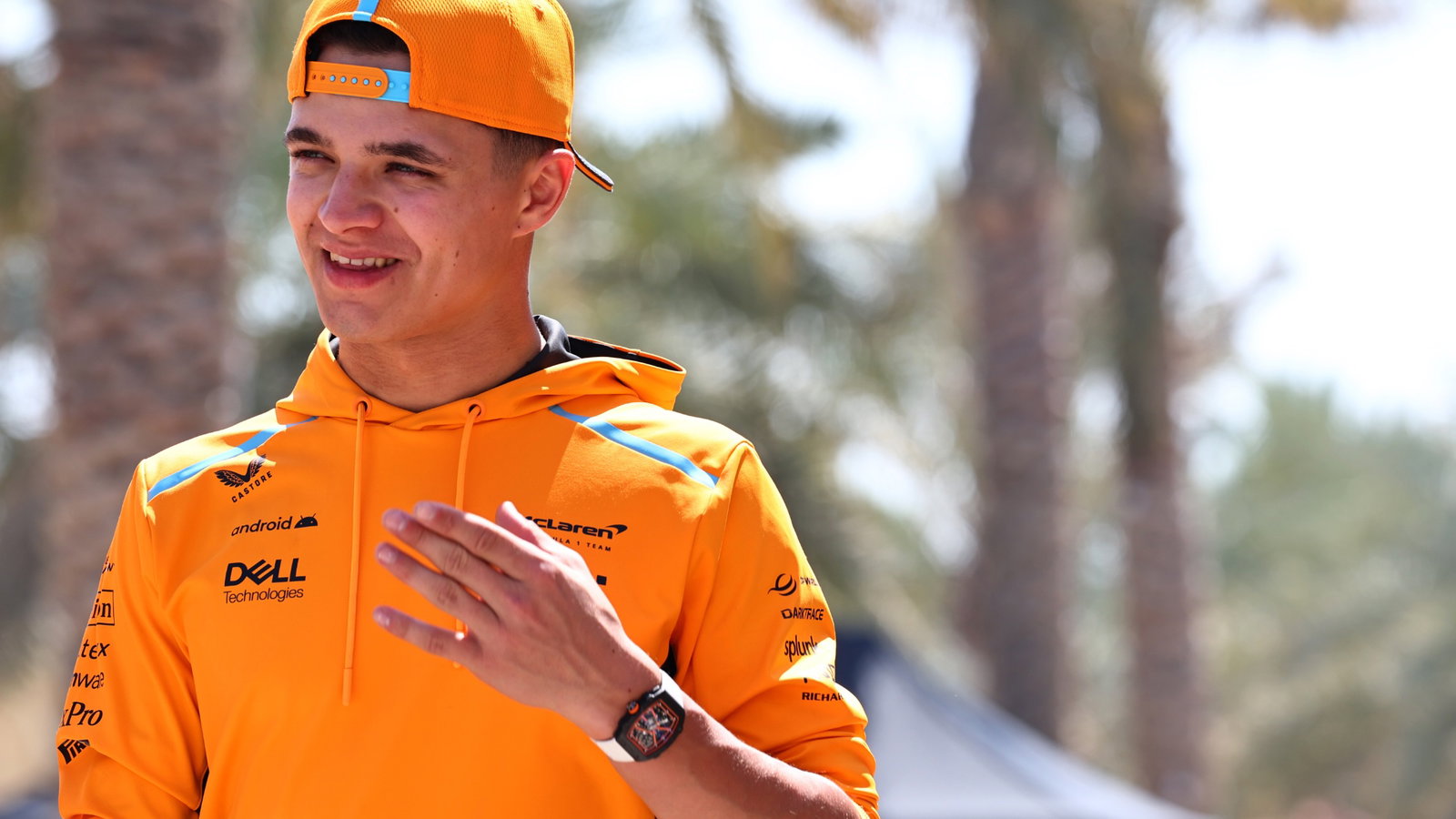 Lando Norris (GBR) McLaren. Formula 1 World Championship, Rd 1, Bahrain Grand Prix, Sakhir, Bahrain, Preparation Day.
-