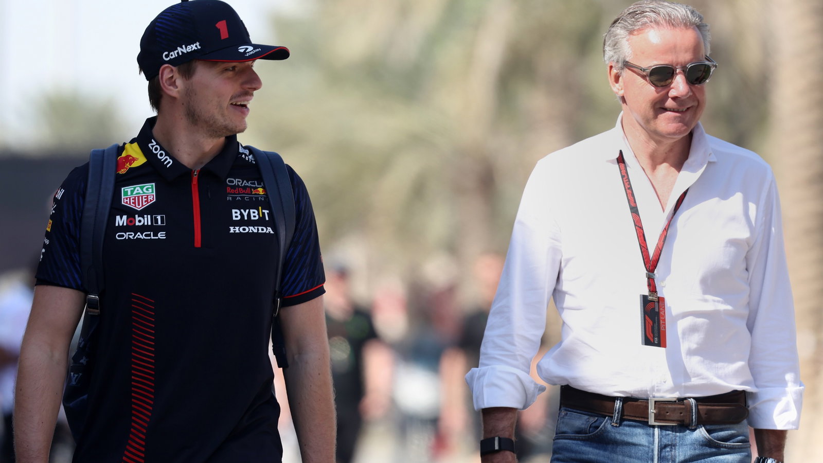 (L to R): Max Verstappen (NLD) Red Bull Racing with Raymond Vermeulen (NLD) Driver Manager. Formula 1 World Championship,