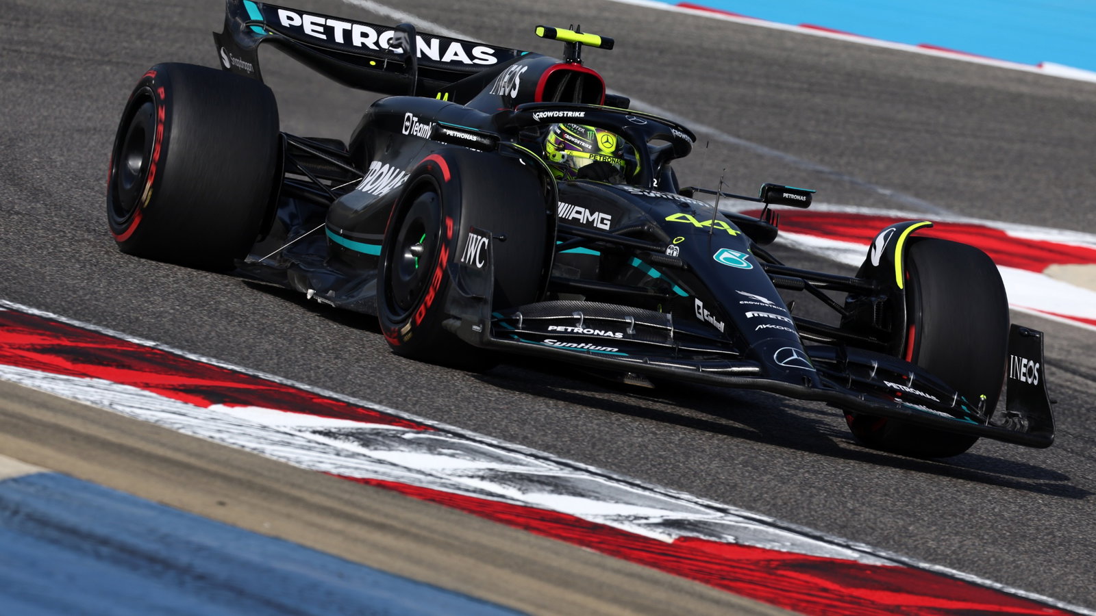 Lewis Hamilton (GBR) Mercedes AMG F1 W14. Formula 1 World Championship, Rd 1, Bahrain Grand Prix, Sakhir, Bahrain,