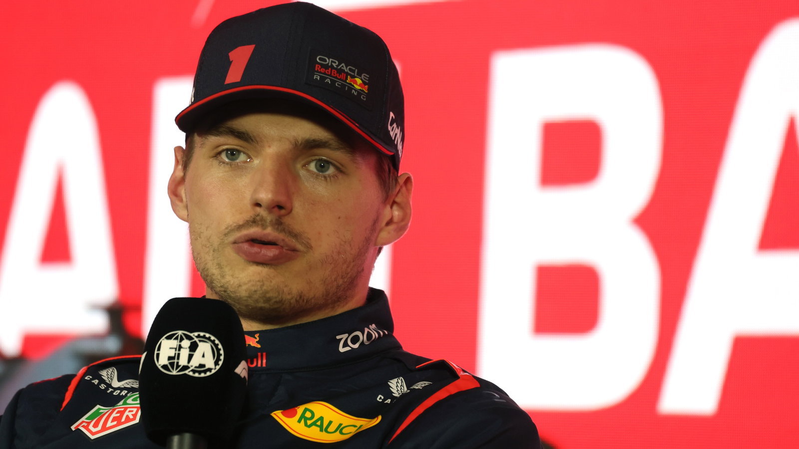 Max Verstappen (NLD) Red Bull Racing in the post qualifying FIA Press Conference. Formula 1 World Championship, Rd 1,