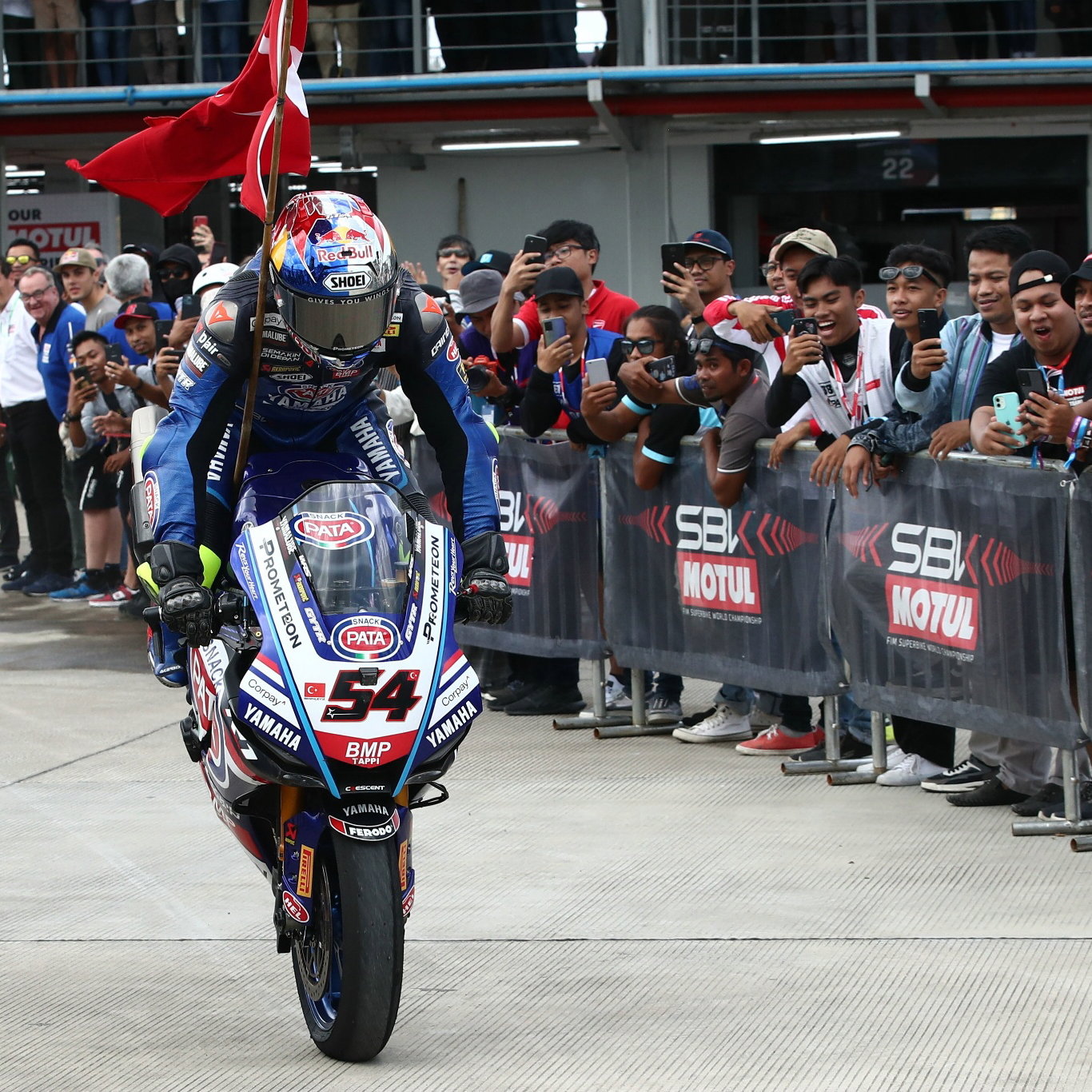 Toprak Razgatlioglu Superpole race, Indonesian WorldSBK, 5 March