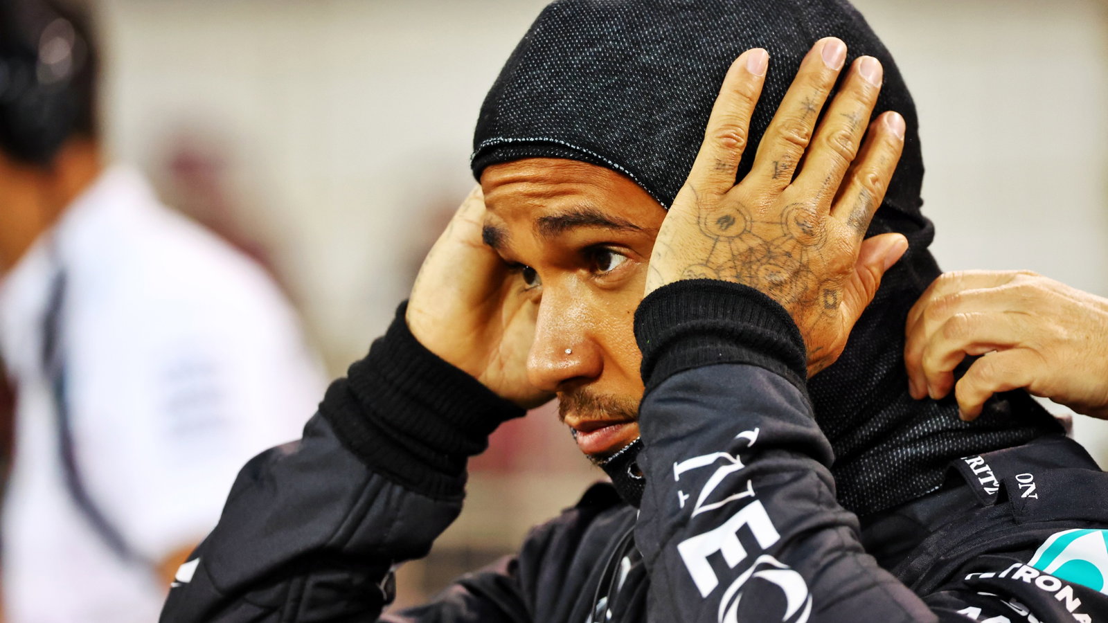 Lewis Hamilton (GBR) Mercedes AMG F1 on the grid. Formula 1 W