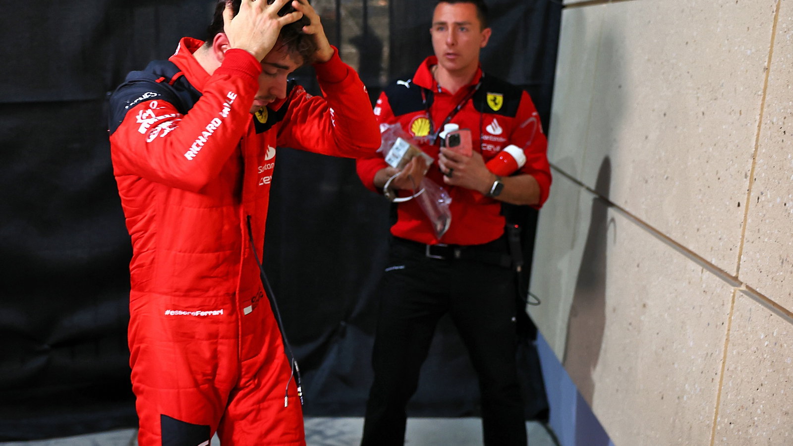 Charles Leclerc (MON) Ferrari retired from the race. Formula 1 World Championship, Rd 1, Bahrain Grand Prix, Sakhir,