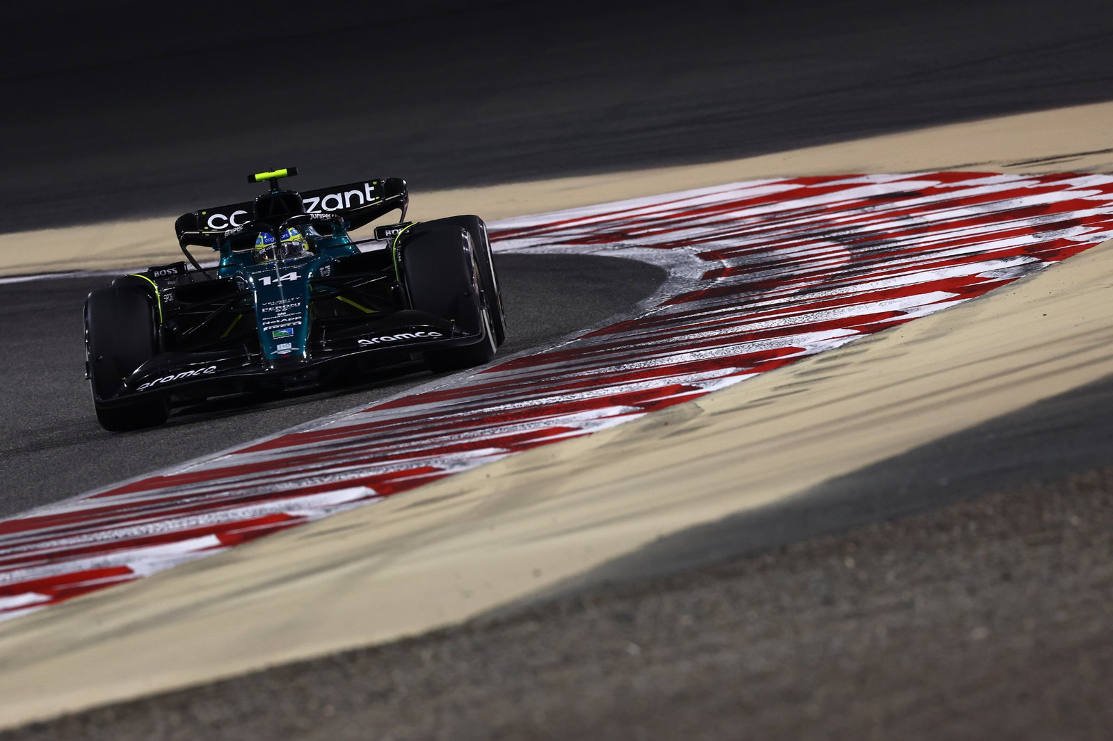 Fernando Alonso (ESP) Aston Martin F1 Team AMR23. Formula 1 World Championship, Rd 1, Bahrain Grand Prix, Sakhir, Bahrain,