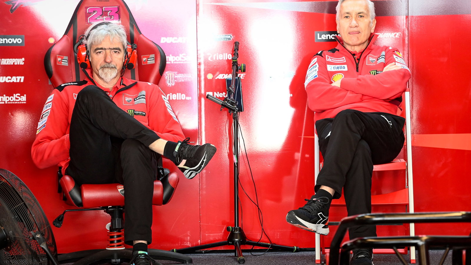 Gigi Dall'Igna, Davide Tardozzi, Portuguese MotoGP test, 11 March