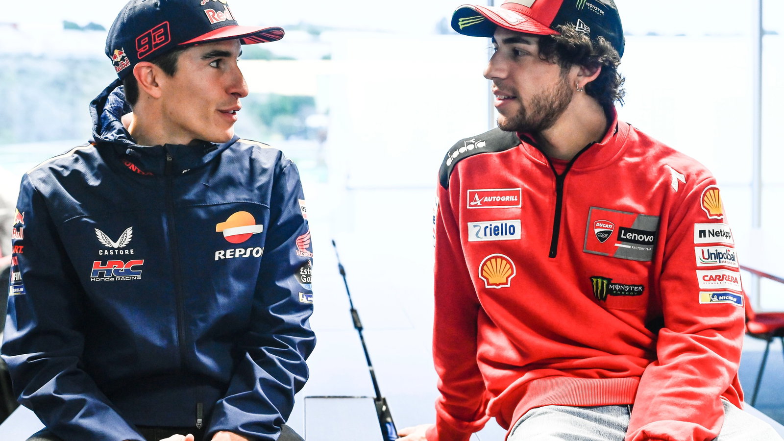 Marc Marquez, Enea Bastianini, Portimao MotoGP test, 11 March