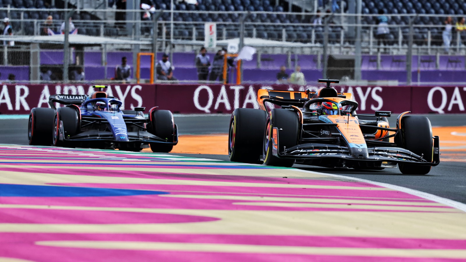 Oscar Piastri (AUS) McLaren MCL60. Formula 1 World Championship, Rd 2, Saudi Arabian Grand Prix, Jeddah, Saudi Arabia,