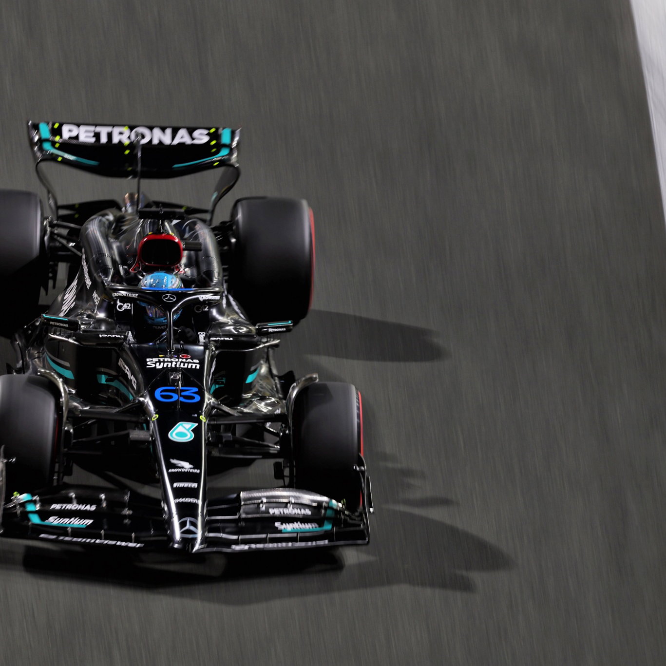 George Russell (GBR) Mercedes AMG F1 W14. Formula 1 World Championship, Rd 2, Saudi Arabian Grand Prix, Jeddah, Saudi