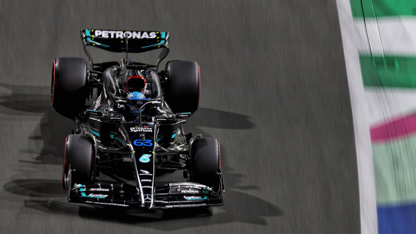 George Russell (GBR) Mercedes AMG F1 W14. Formula 1 World Championship, Rd 2, Saudi Arabian Grand Prix, Jeddah, Saudi