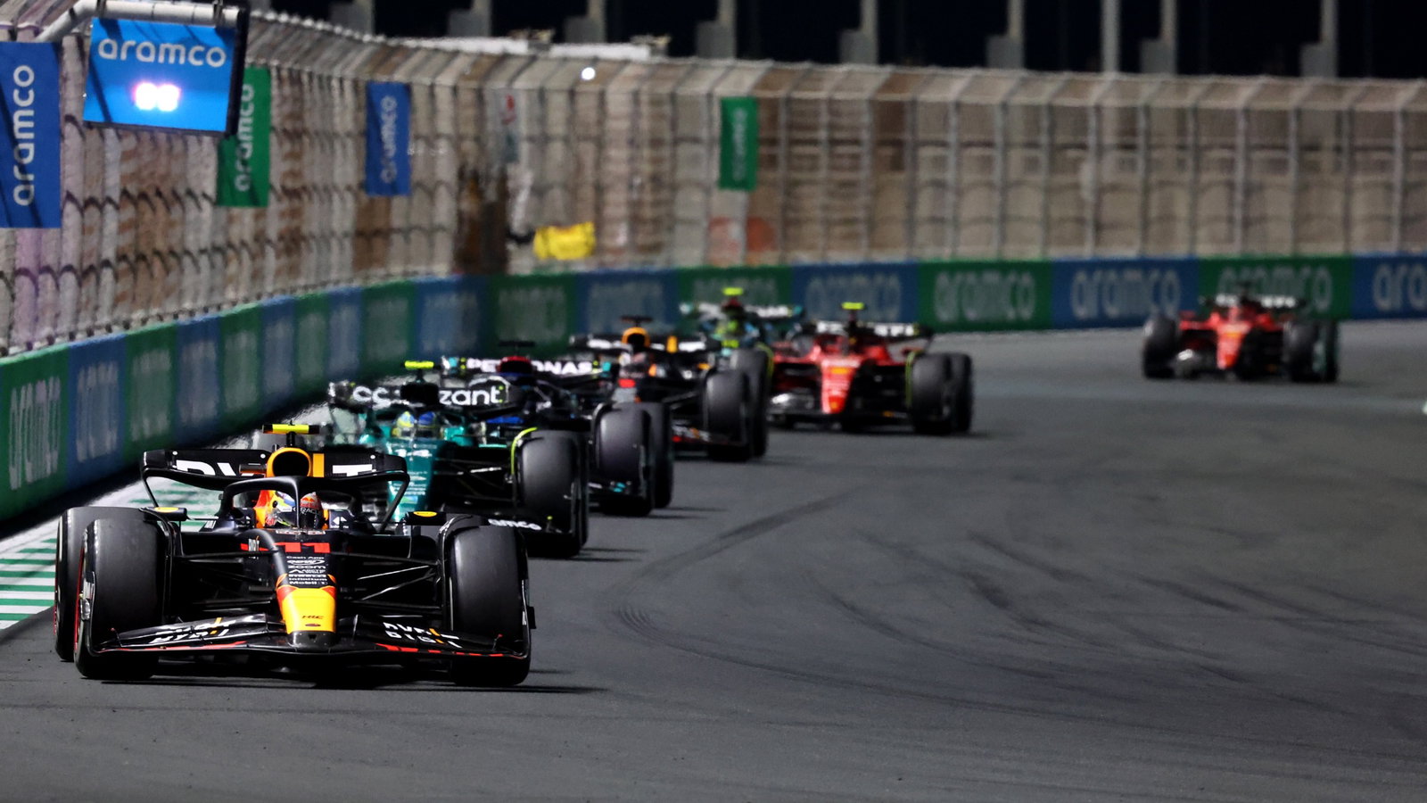 Sergio Perez (MEX) Red Bull Racing RB19. Formula 1 World Championship, Rd 2, Saudi Arabian Grand Prix, Jeddah, Saudi