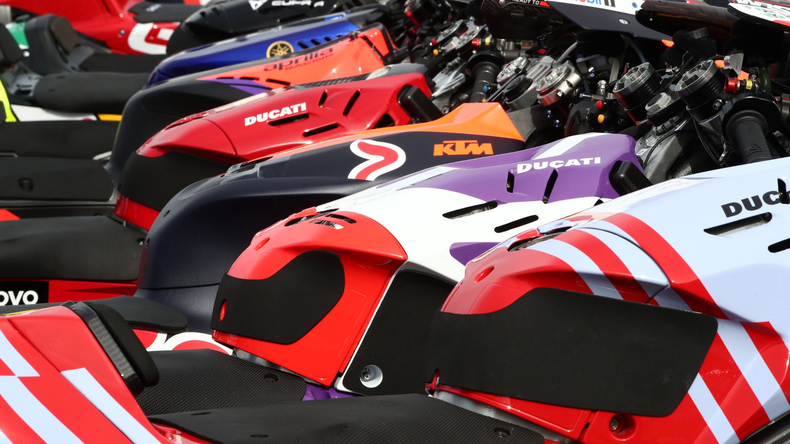 MotoGP bike line-up, Portuguese MotoGP, 23 March