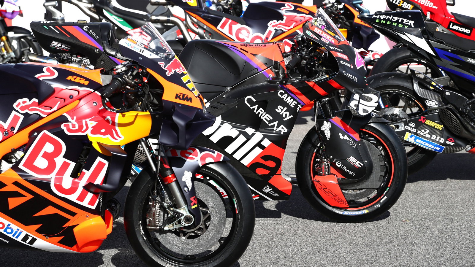 MotoGP bike line-up, Portuguese MotoGP, 23 March