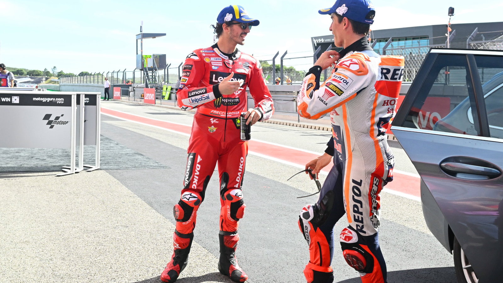 Francesco Bagnaia, Marc Marquez, Sprint race, Portuguese MotoGP 25 March