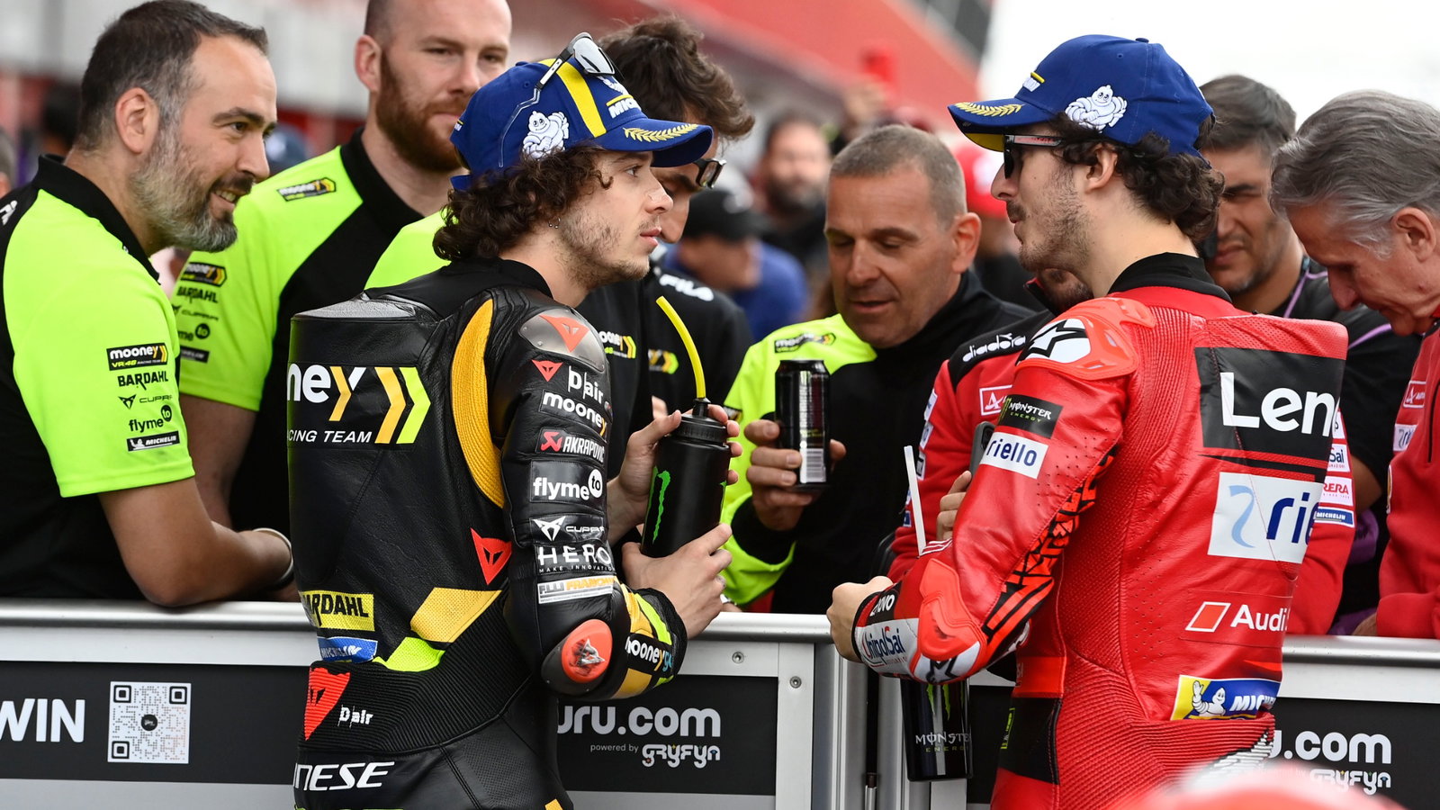 Marco Bezzecchi, Francesco Bagnaia Ducati MotoGP Argentina 2023