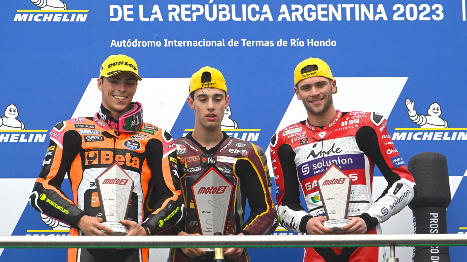 Alonso Lopez, Tony Arbolino, Jake Dixon, Moto2 race, Argentina MotoGP, 02 April