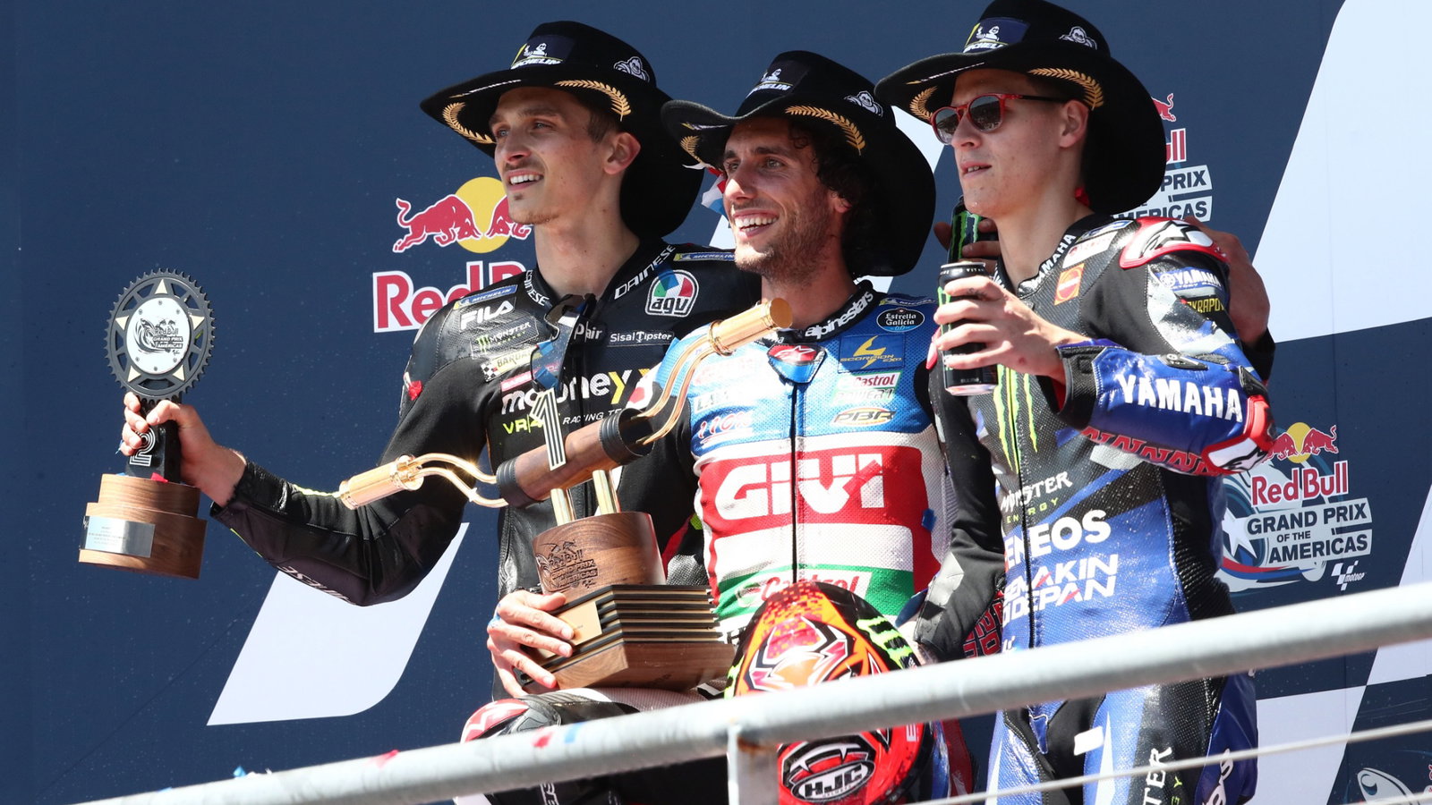 Luca Marini, Alex Rins, Fabio Quartararo, MotoGP race, Grand Prix Of The Americas, 16 April