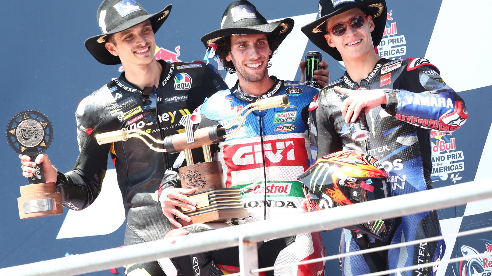 Luca Marini, Alex Rins, Fabio Quartararo, MotoGP race, Grand Prix Of The Americas, 16 April