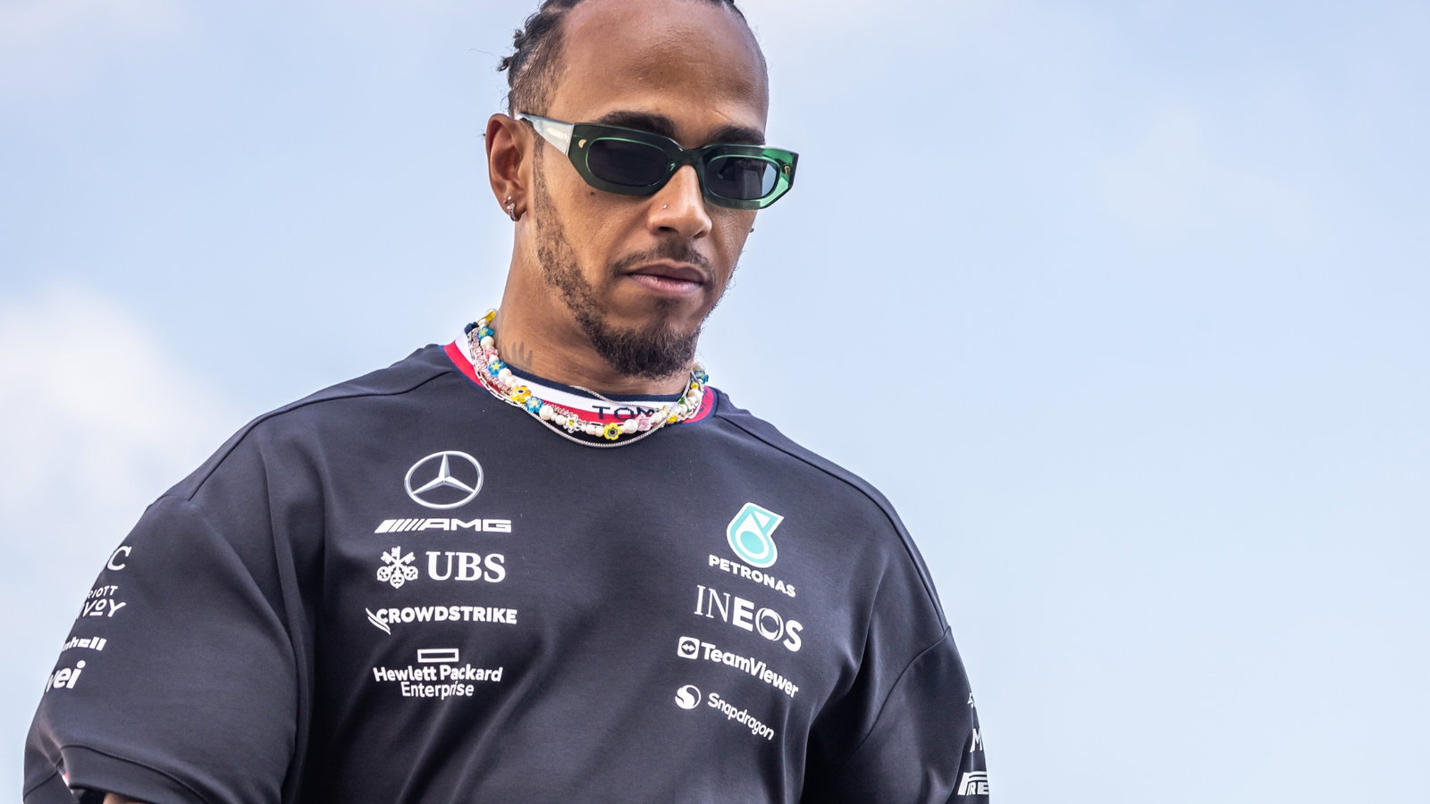 Lewis Hamilton (GBR) Mercedes AMG F1. Formula 1 World Championship, Rd 4, Azerbaijan Grand Prix, Baku Street Circuit,