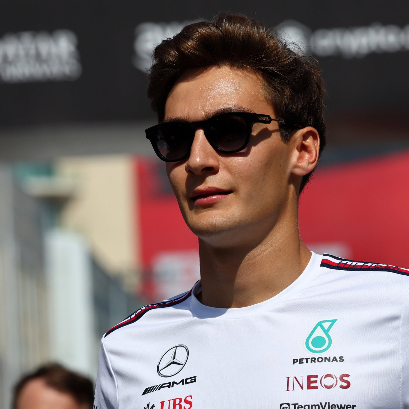 George Russell (GBR) Mercedes AMG F1. Formula 1 World Championship, Rd 4, Azerbaijan Grand Prix, Baku Street Circuit,