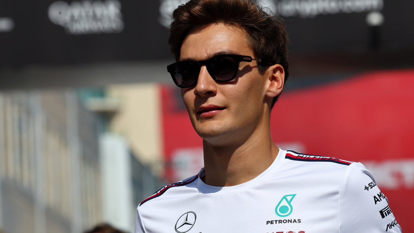 George Russell (GBR) Mercedes AMG F1. Formula 1 World Championship, Rd 4, Azerbaijan Grand Prix, Baku Street Circuit,
