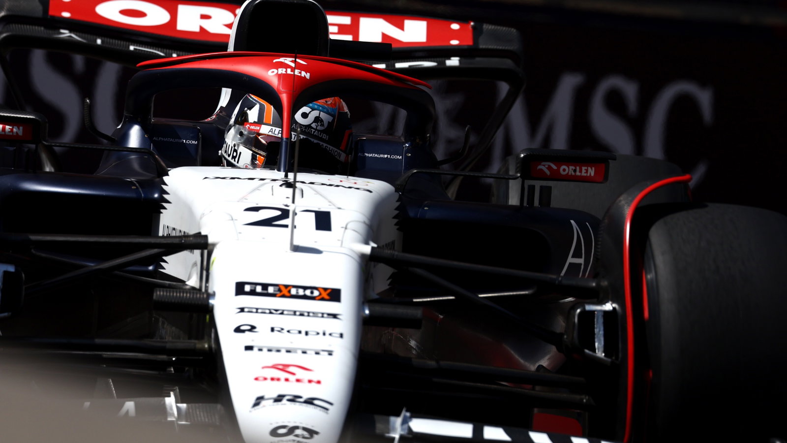 Nyck de Vries (NLD) AlphaTauri AT04. Formula 1 World Championship, Rd 4, Azerbaijan Grand Prix, Baku Street Circuit,