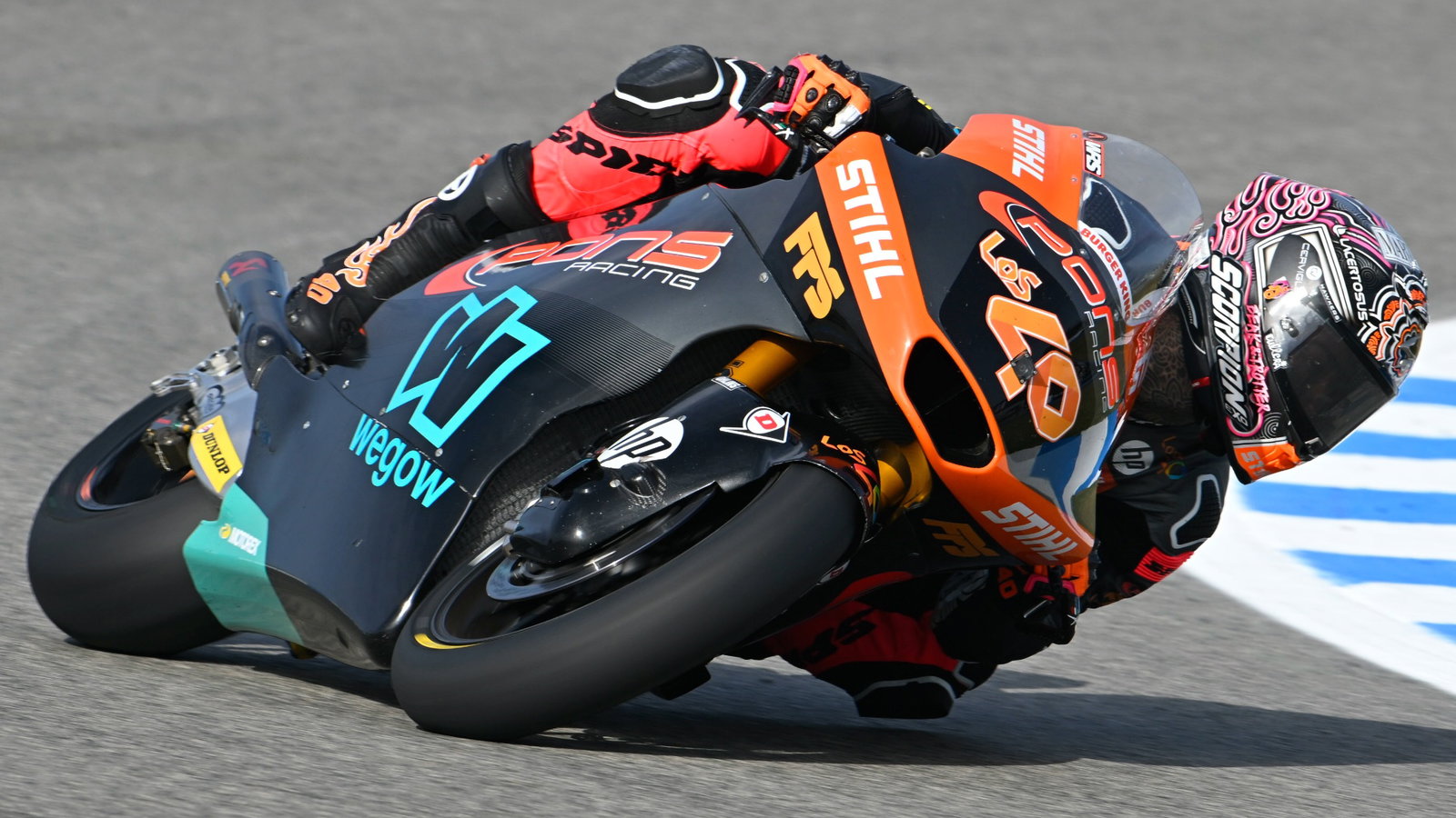 Aron Canet, Moto2, Spanish MotoGP, 28 April