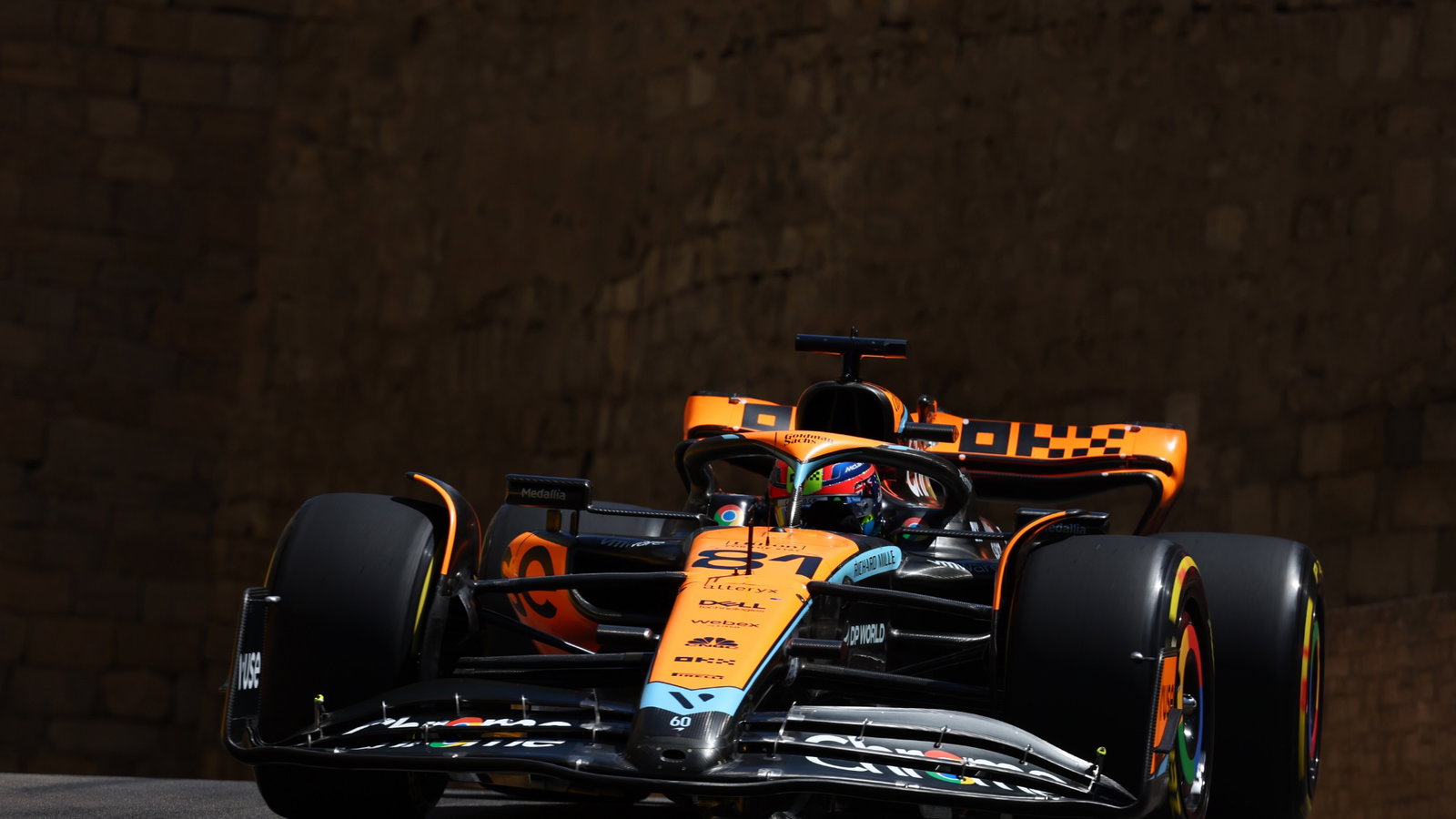 Oscar Piastri (AUS) McLaren MCL60. Formula 1 World Championship, Rd 4, Azerbaijan Grand Prix, Baku Street Circuit,