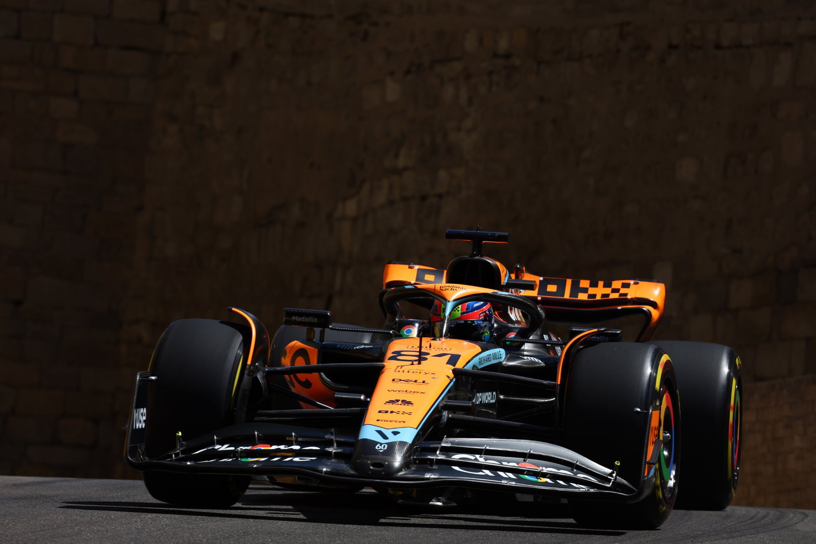 Oscar Piastri (AUS) McLaren MCL60. Formula 1 World Championship, Rd 4, Azerbaijan Grand Prix, Baku Street Circuit,