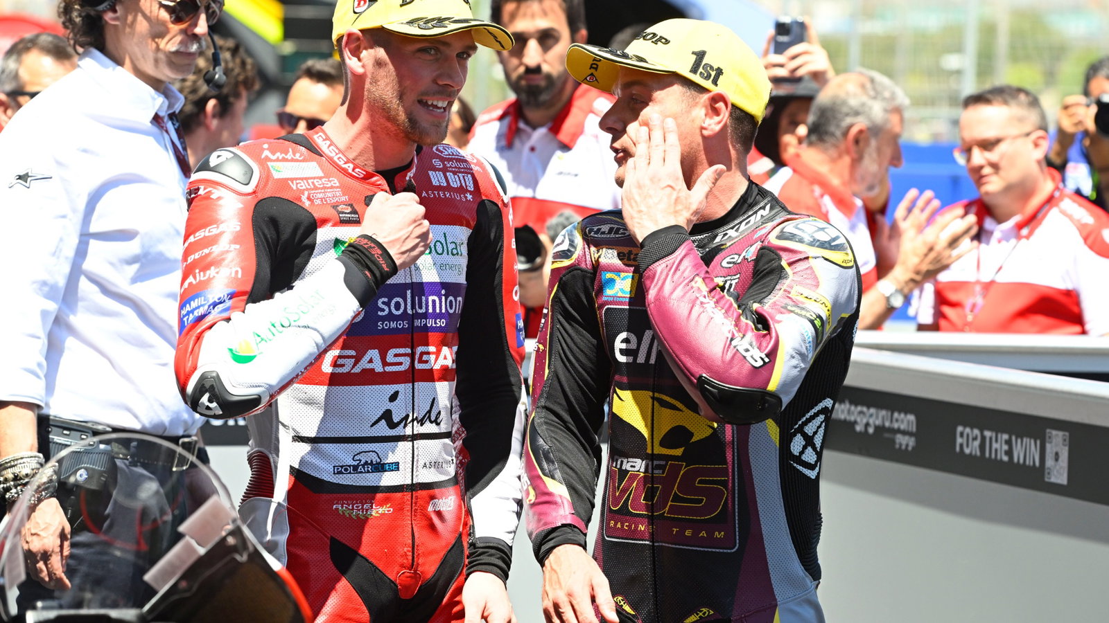 Sam Lowes, Jake Dixon, Moto2, Spanish MotoGP, 29 April