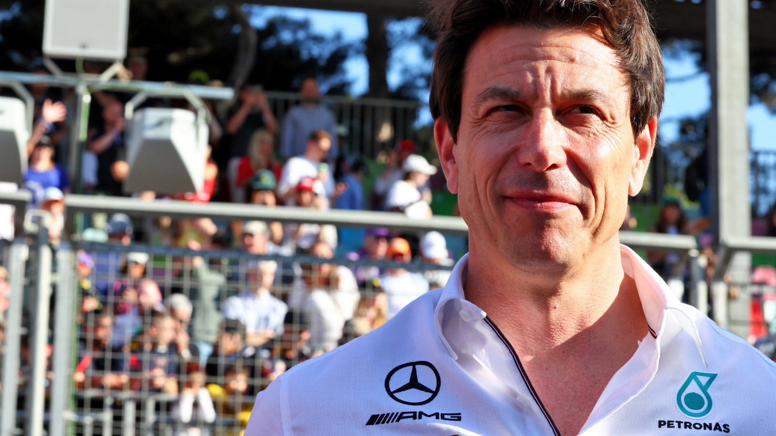 Toto Wolff (GER) Mercedes AMG F1 Shareholder and Executive Director on the grid. Formula 1 World Championship, Rd 4,