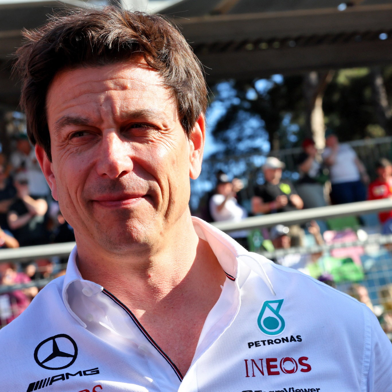Toto Wolff (GER) Mercedes AMG F1 Shareholder and Executive Director on the grid. Formula 1 World Championship, Rd 4,