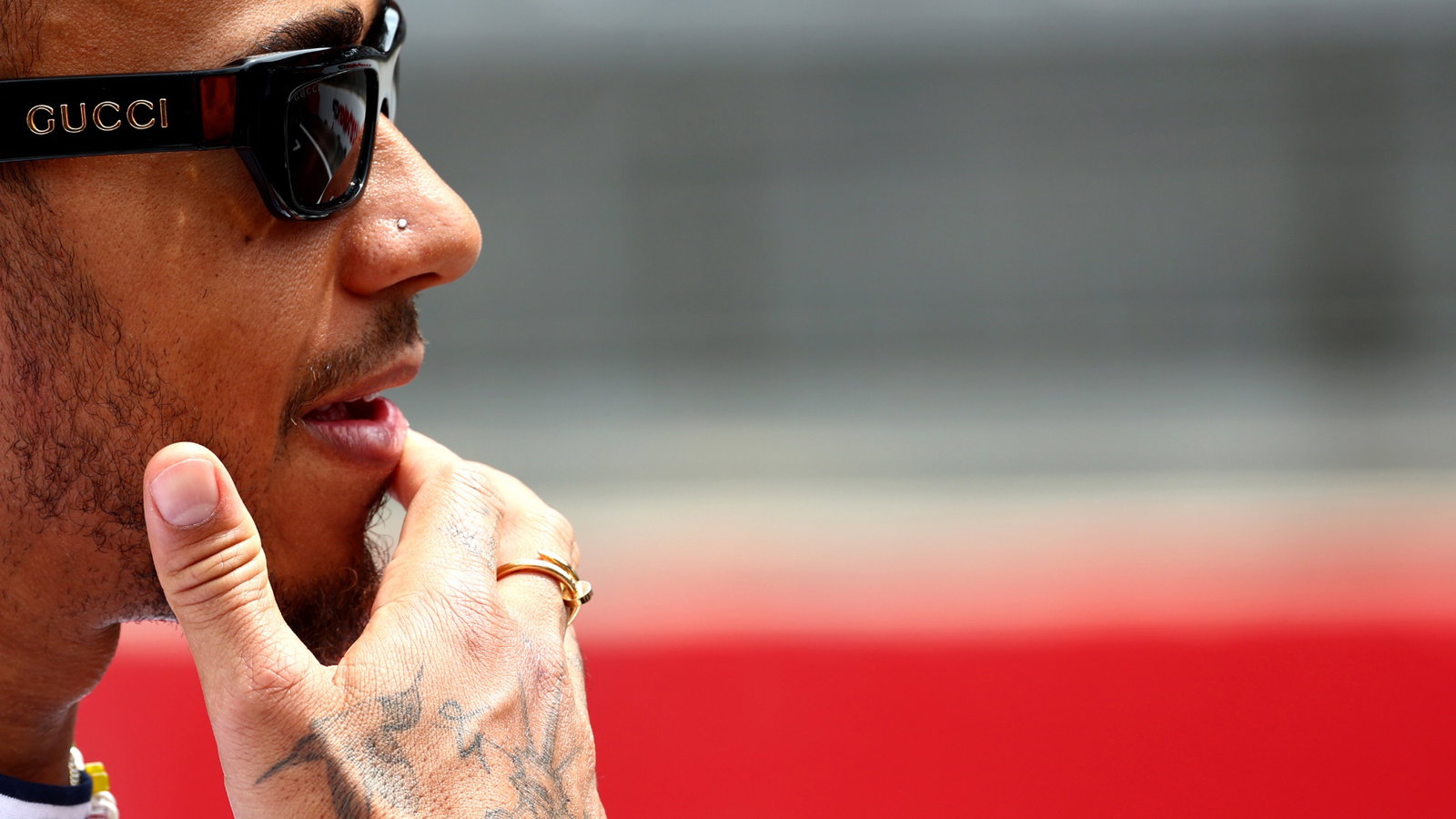 Lewis Hamilton (GBR) Mercedes AMG F1 on the drivers' parade. Formula 1 World Championship, Rd 4, Azerbaijan Grand Prix,