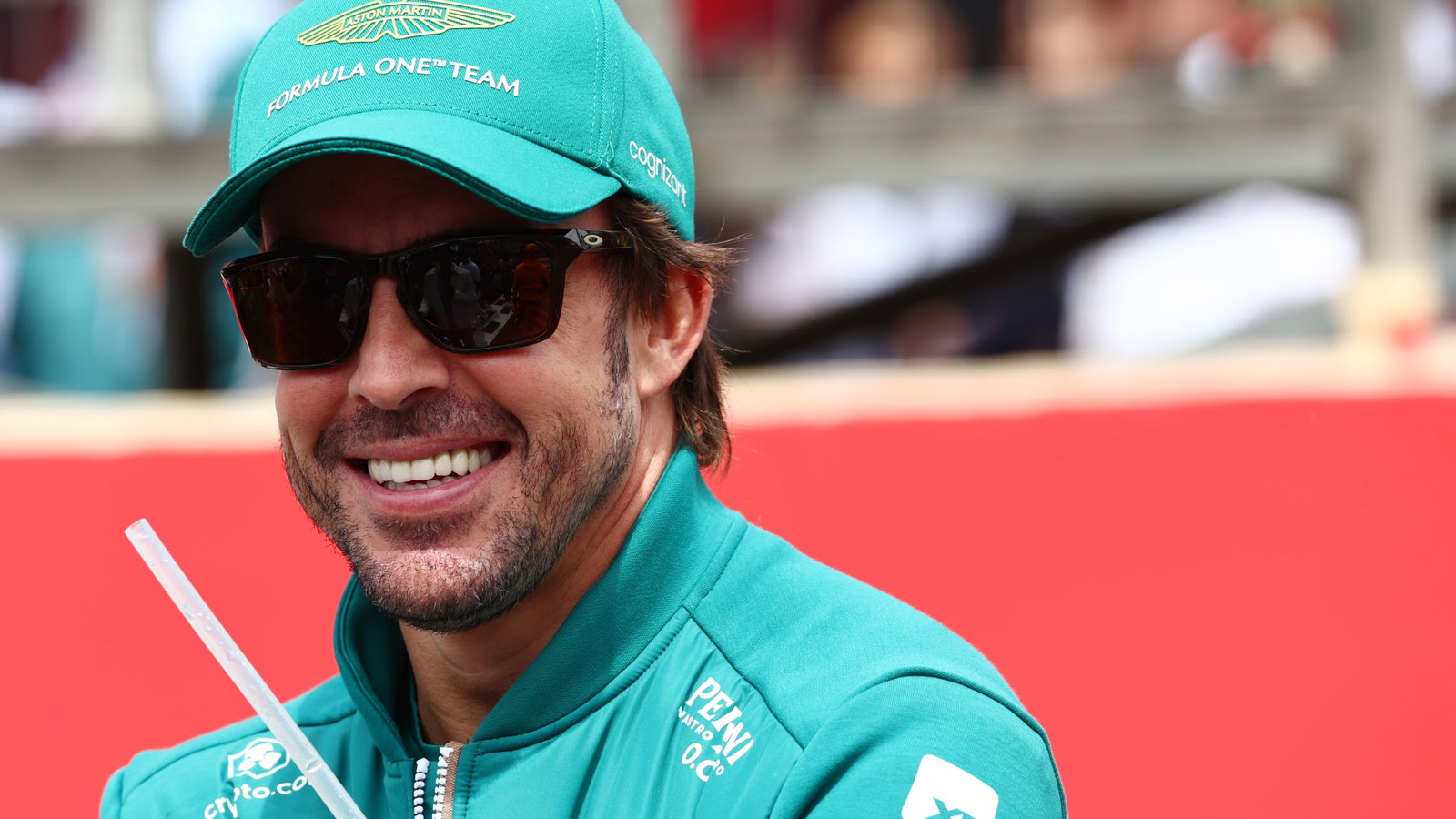 Fernando Alonso (ESP) Aston Martin F1 Team on the drivers' parade. Formula 1 World Championship, Rd 4, Azerbaijan Grand