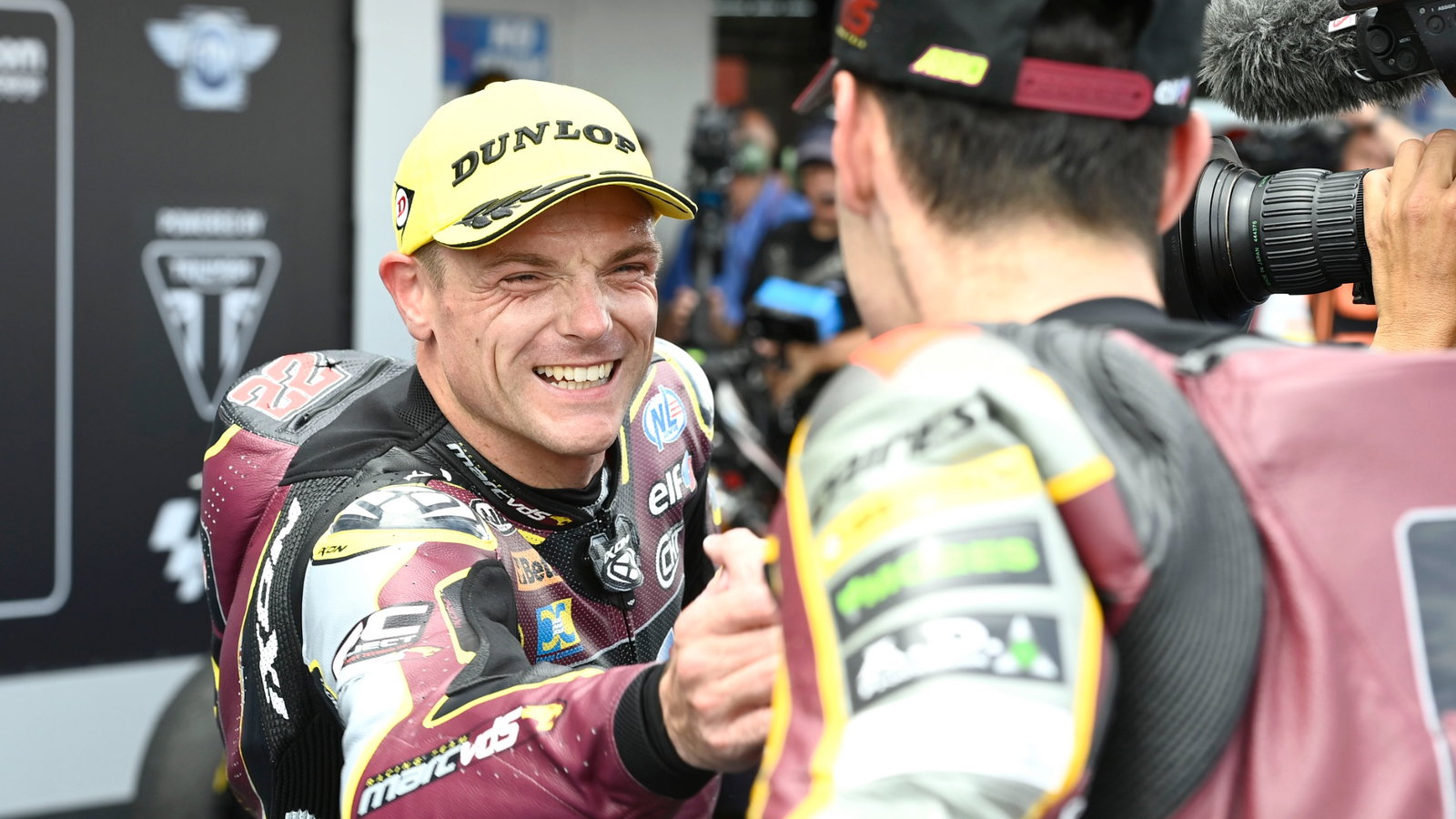 Sam Lowes, Tony Arbolino, Moto2 race, Spanish MotoGP, 30 April